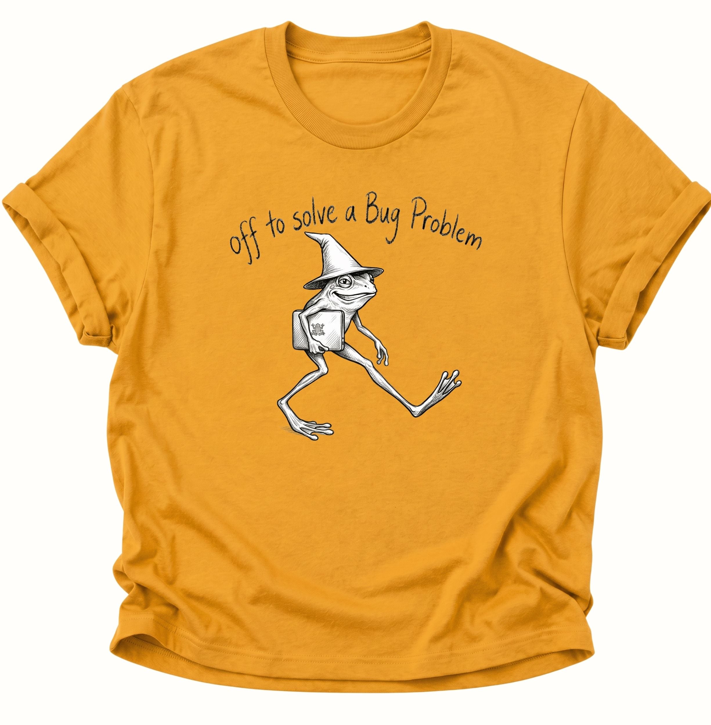 Off to solve a bug problem Unisex T-Shirt