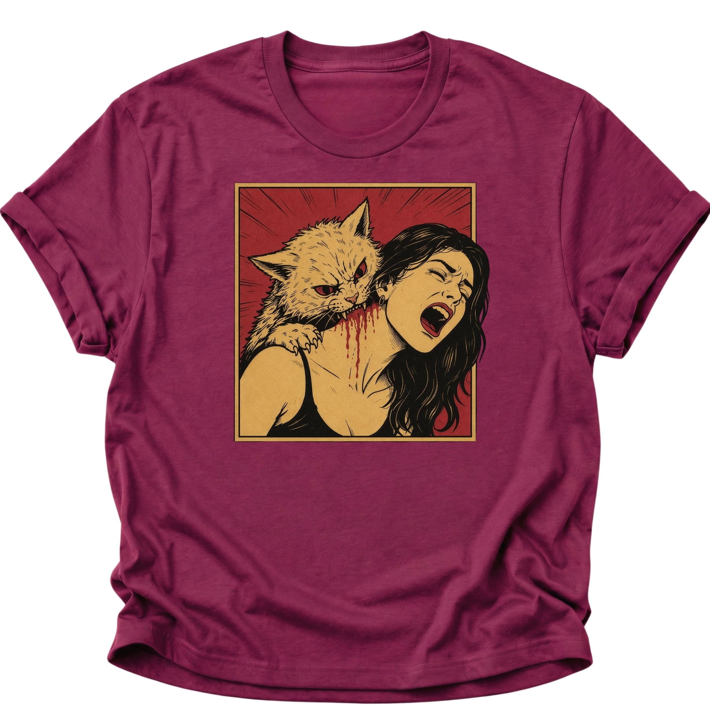 Vampier Katze Unisex T-Shirt
