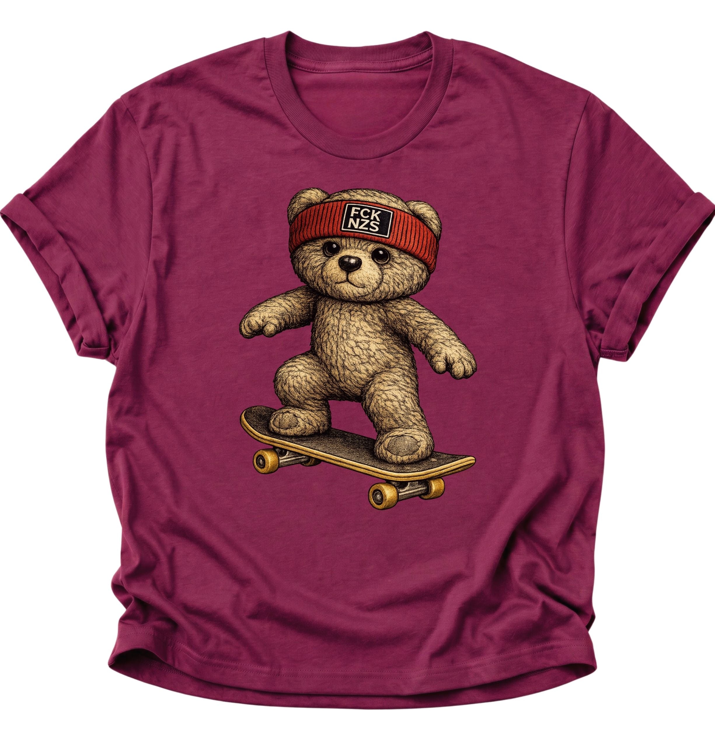 FCK NZS Skater Teddy Unisex T-Shirt