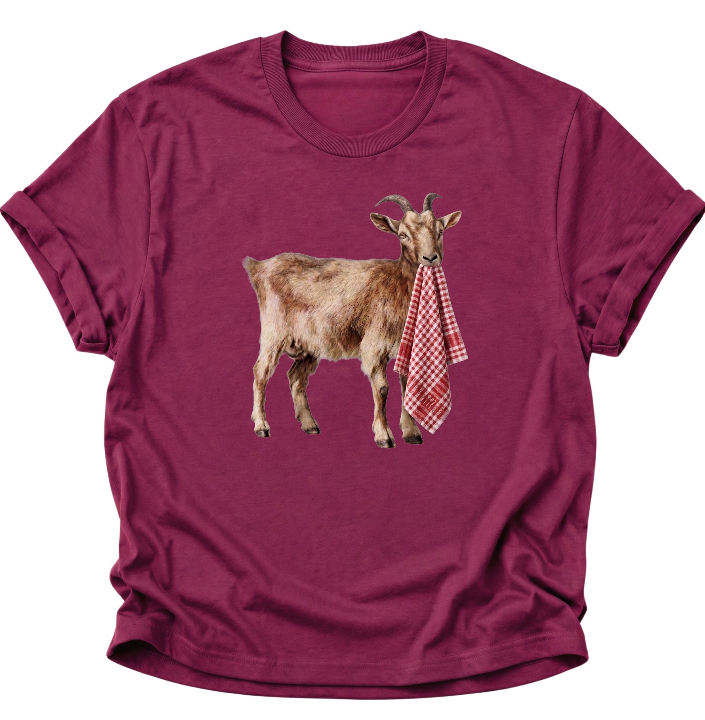 Ziege frist Handtuch Unisex T-Shirt