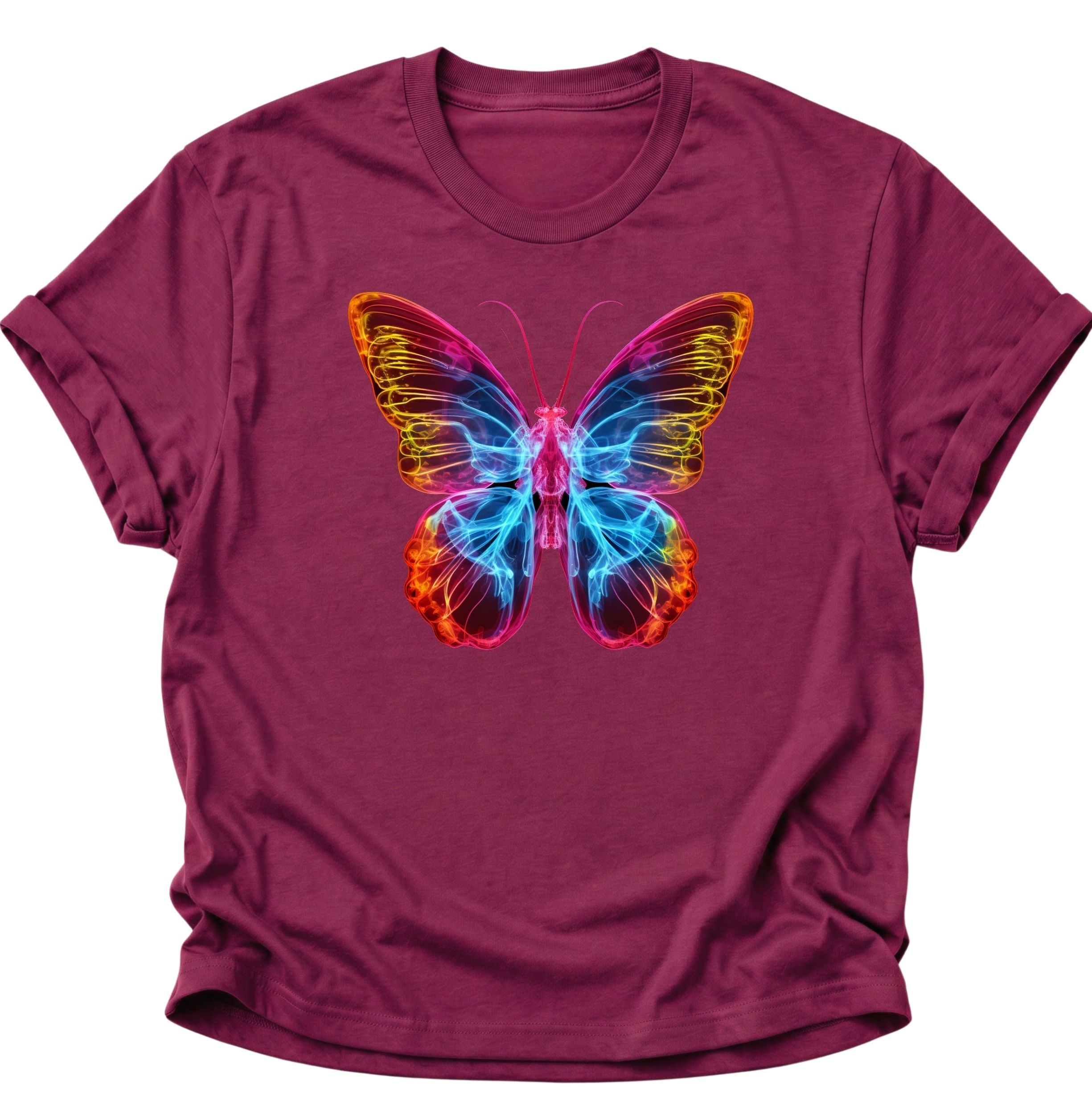 Butterfly Neon Unisex T-Shirt