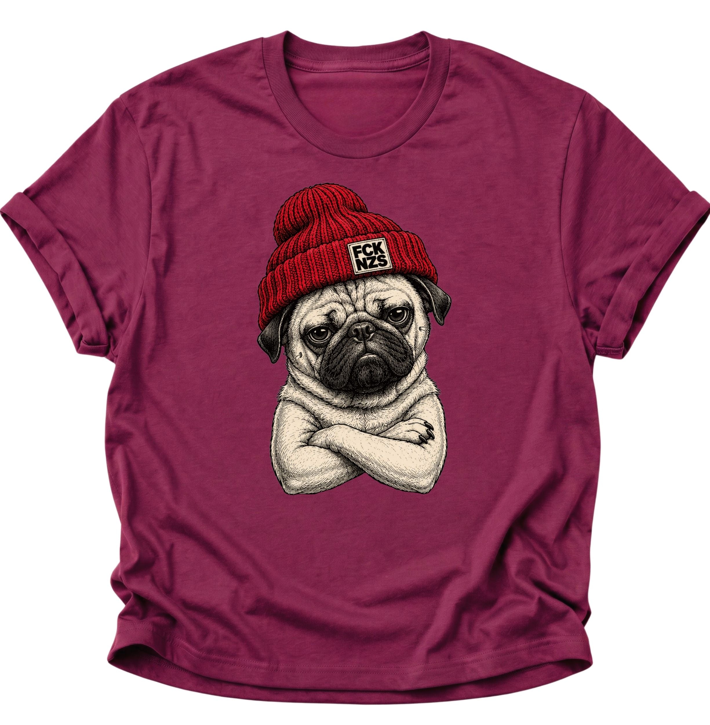 FCK NZS Pug Unisex T-Shirt