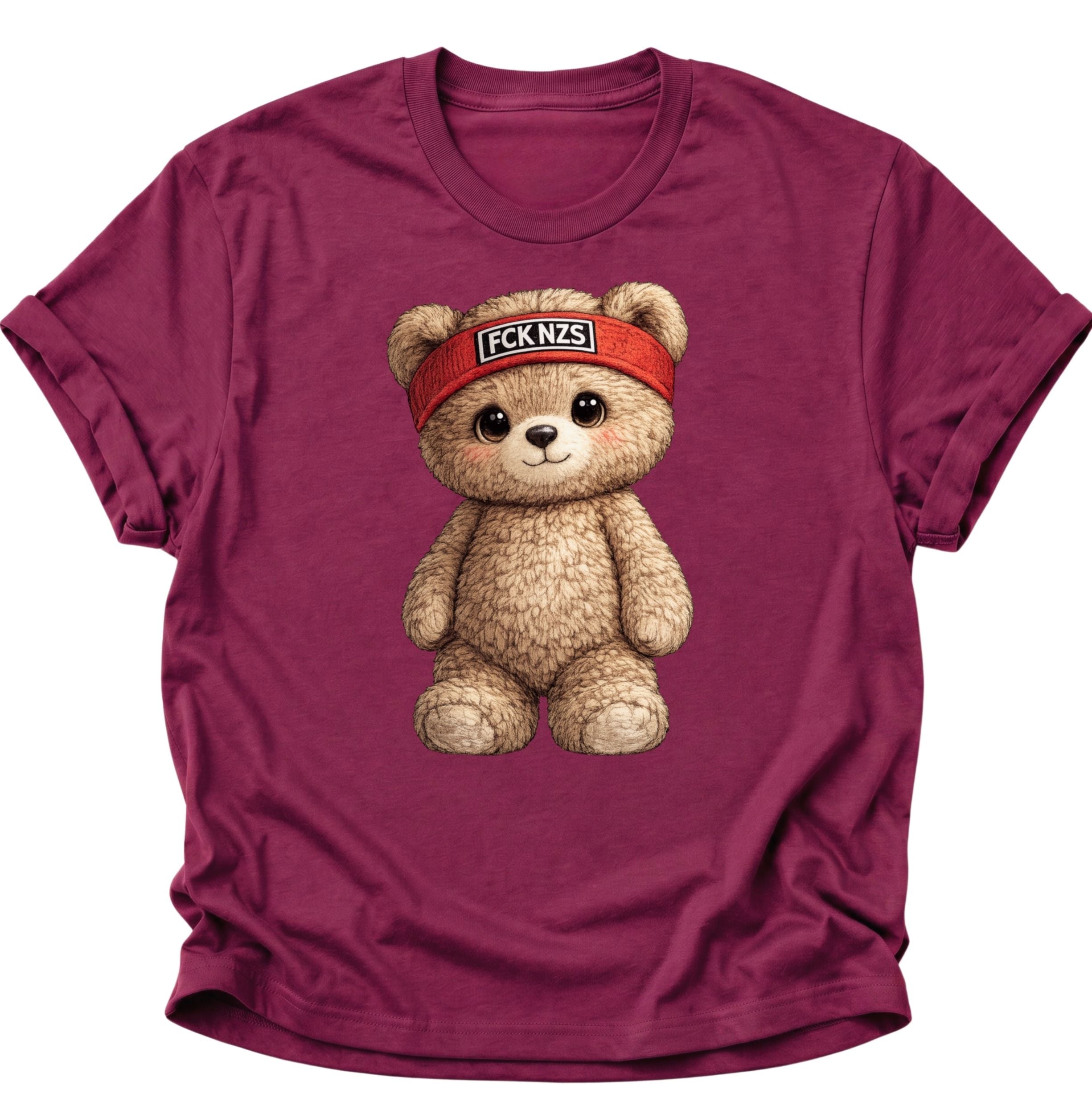 Cute Teddy FCK NZS Unisex T-Shirt