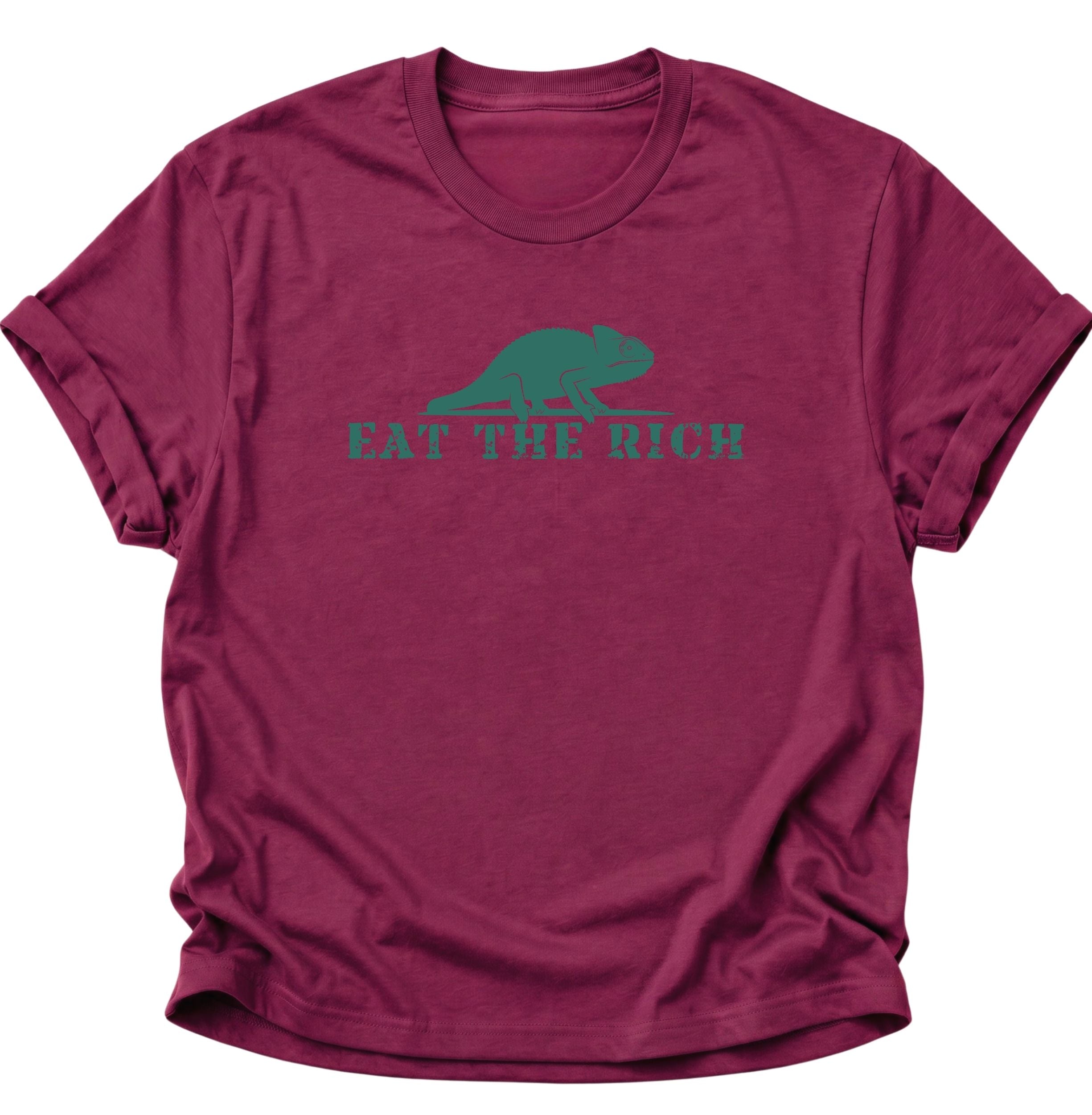 Eat the Rich Chameleon Unisex T-Shirt