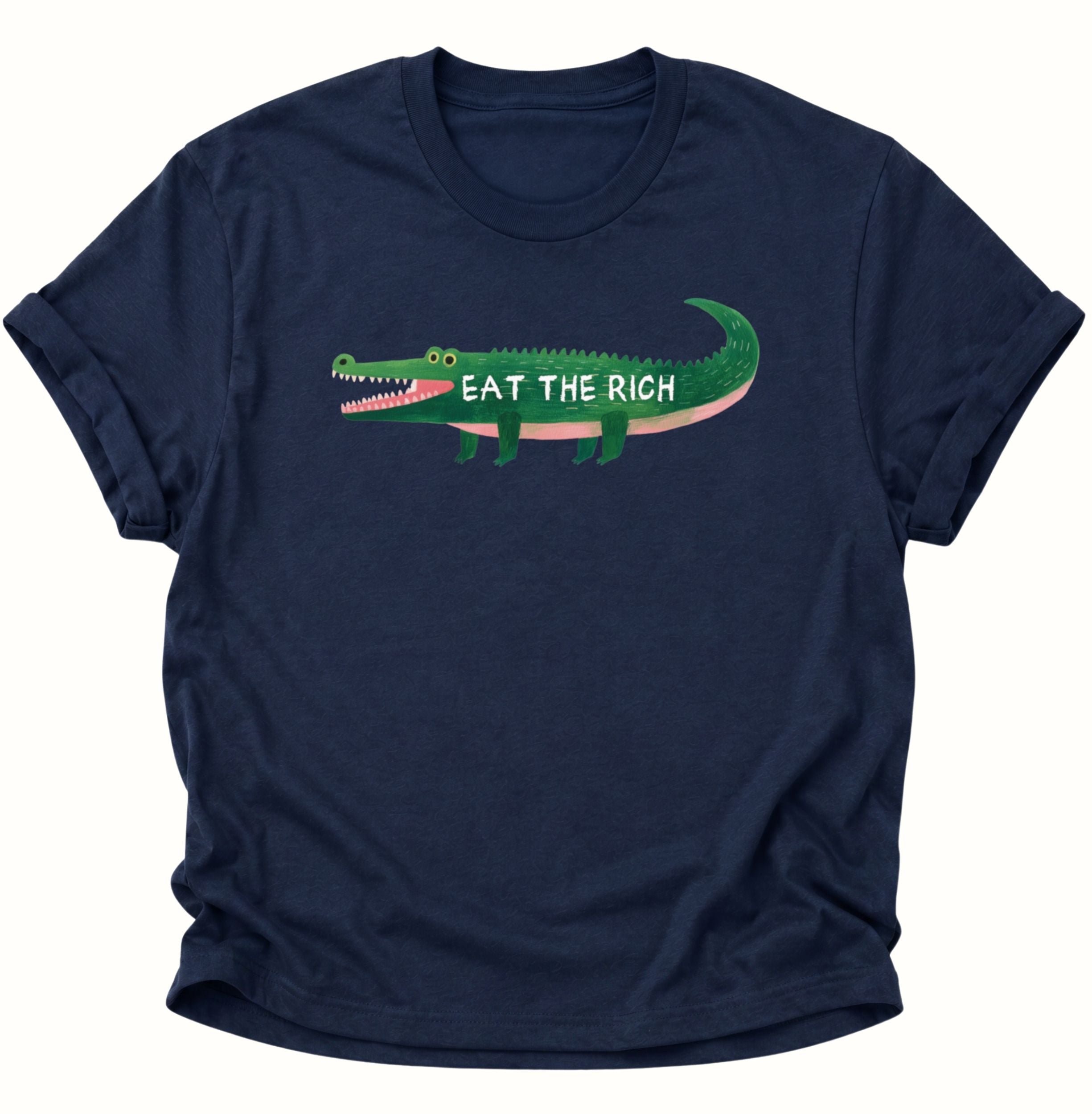 Eat the Rich Crocodile Unisex T-Shirt