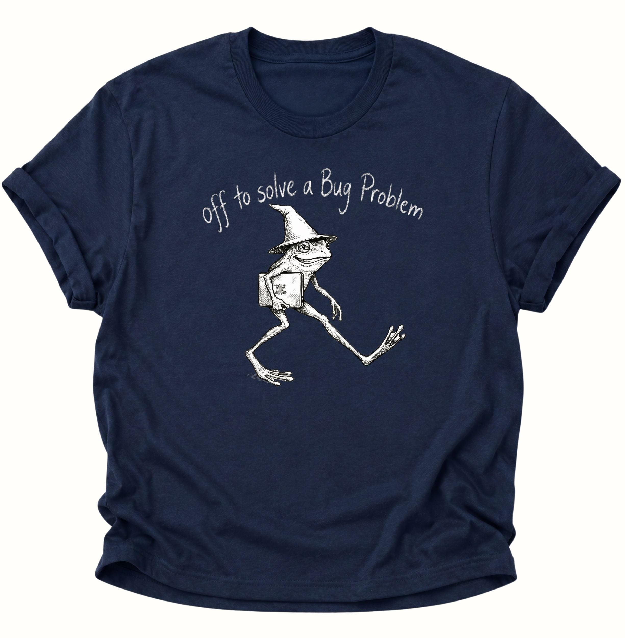 Off to solve a bug problem Unisex T-Shirt