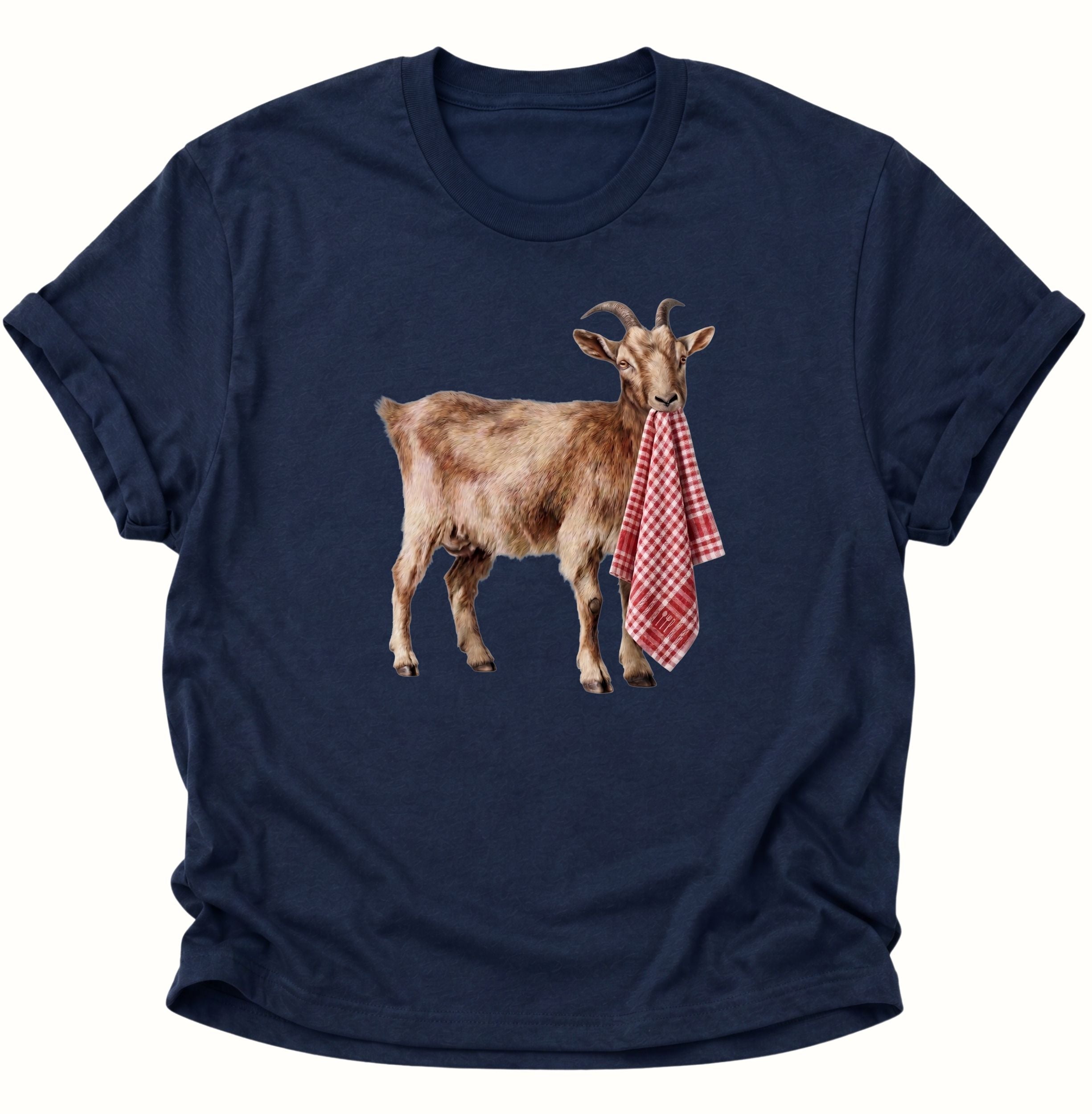 Ziege frist Handtuch Unisex T-Shirt