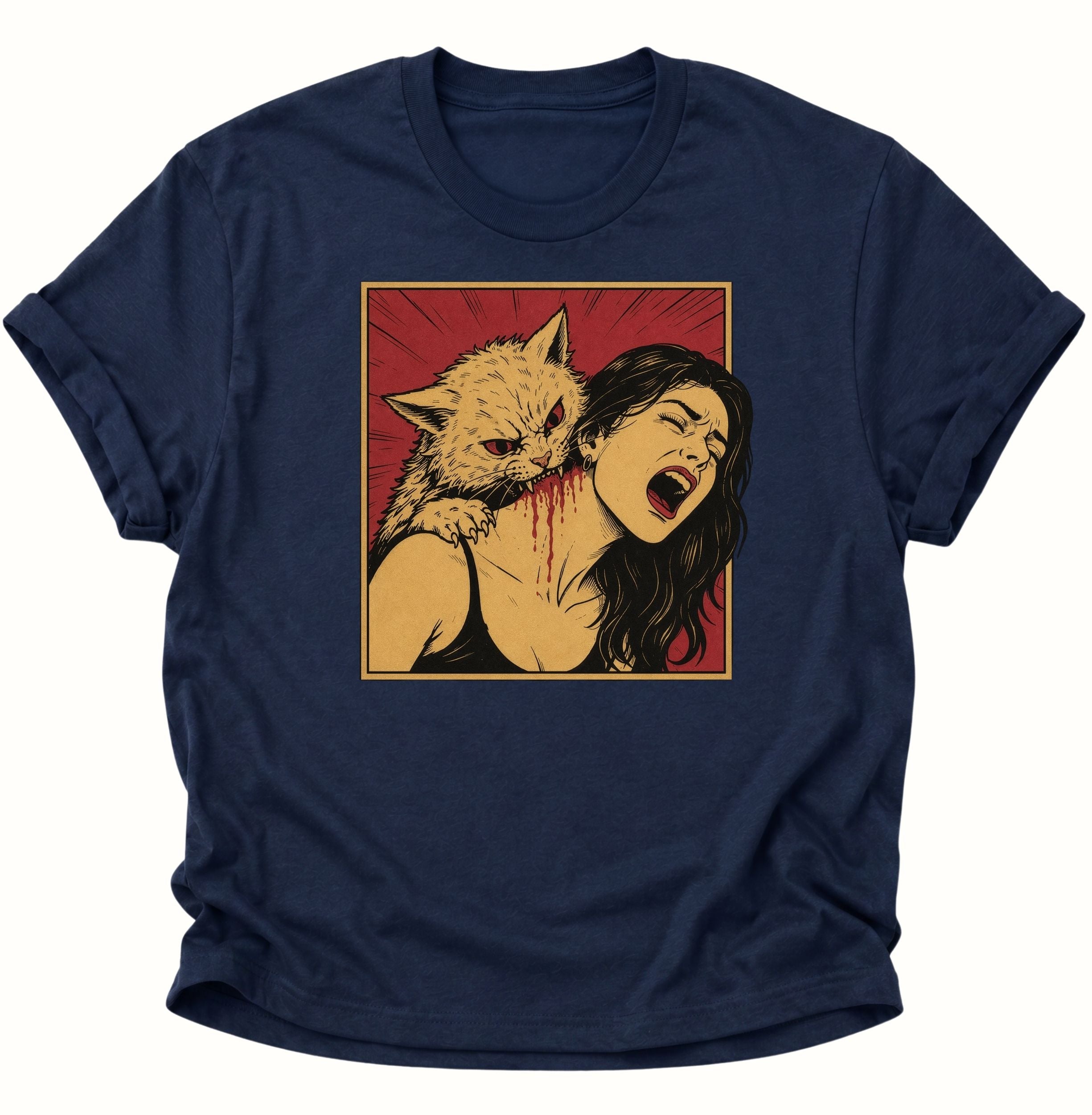 Vampier Katze Unisex T-Shirt