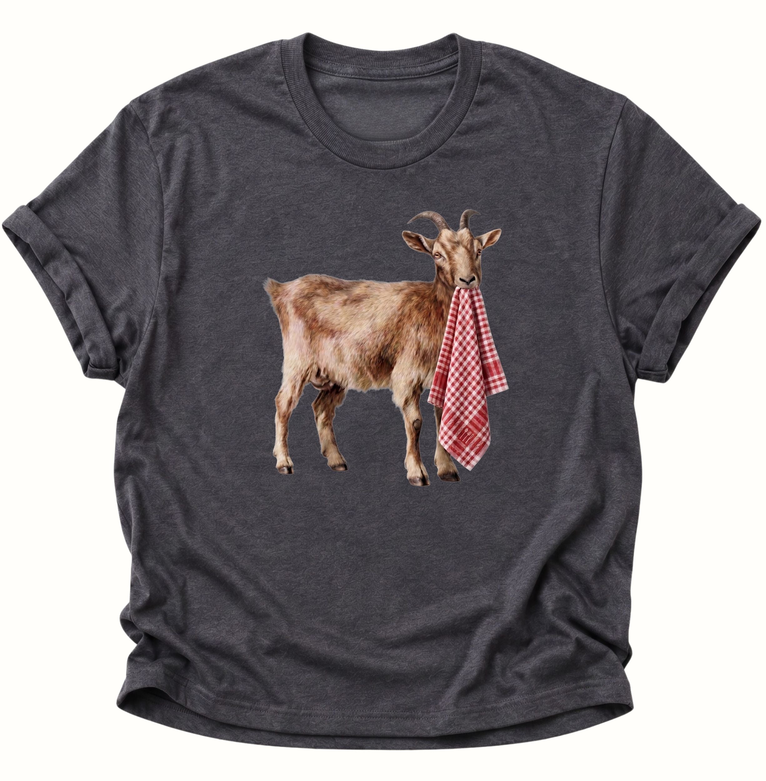 Ziege frist Handtuch Unisex T-Shirt