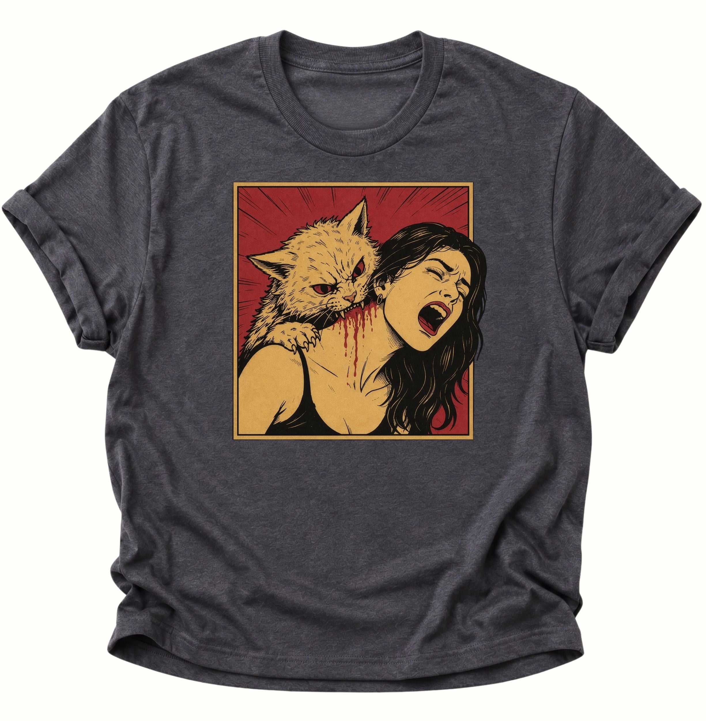 Vampier Katze Unisex T-Shirt