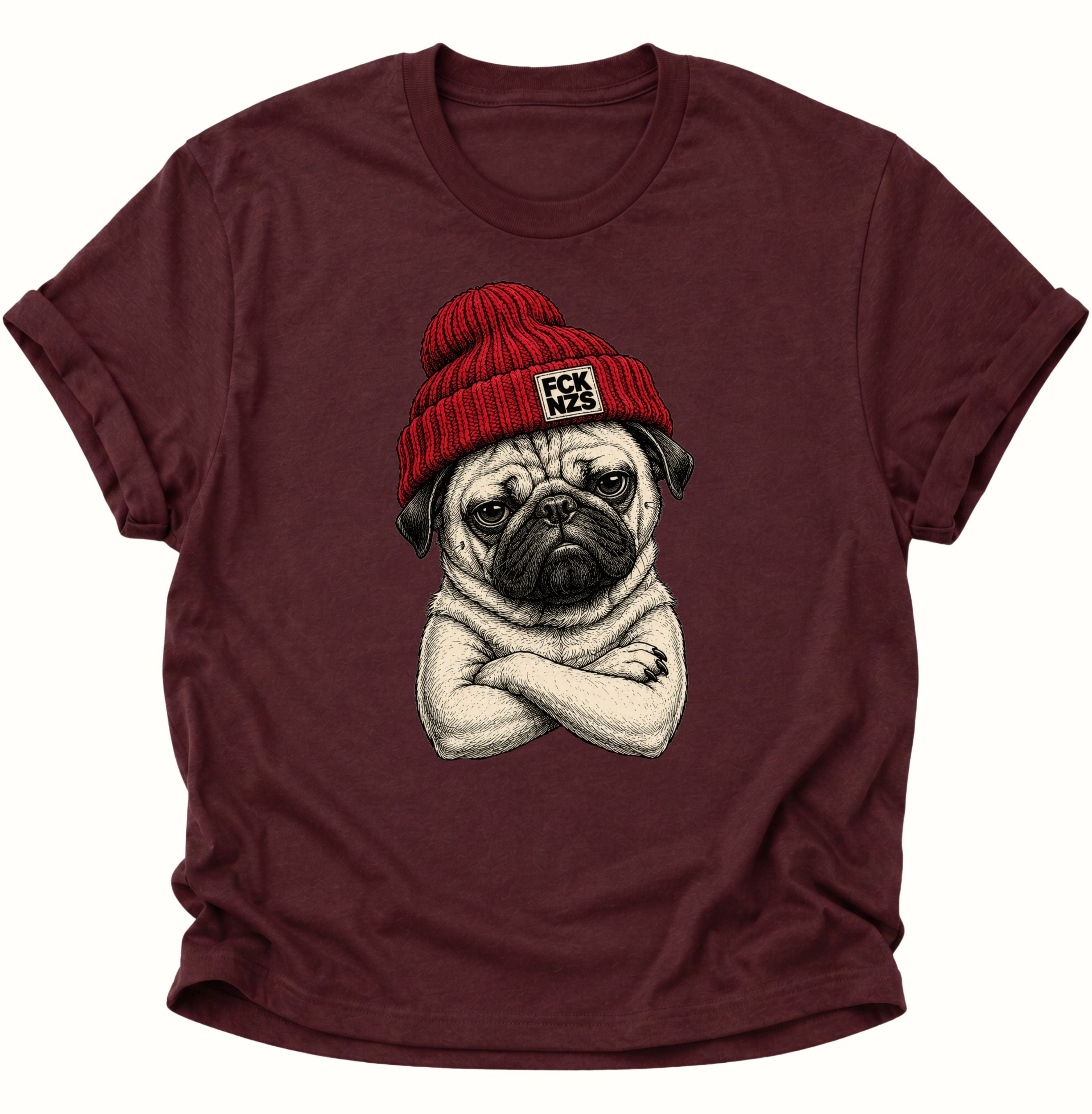 FCK NZS Pug Unisex T-Shirt