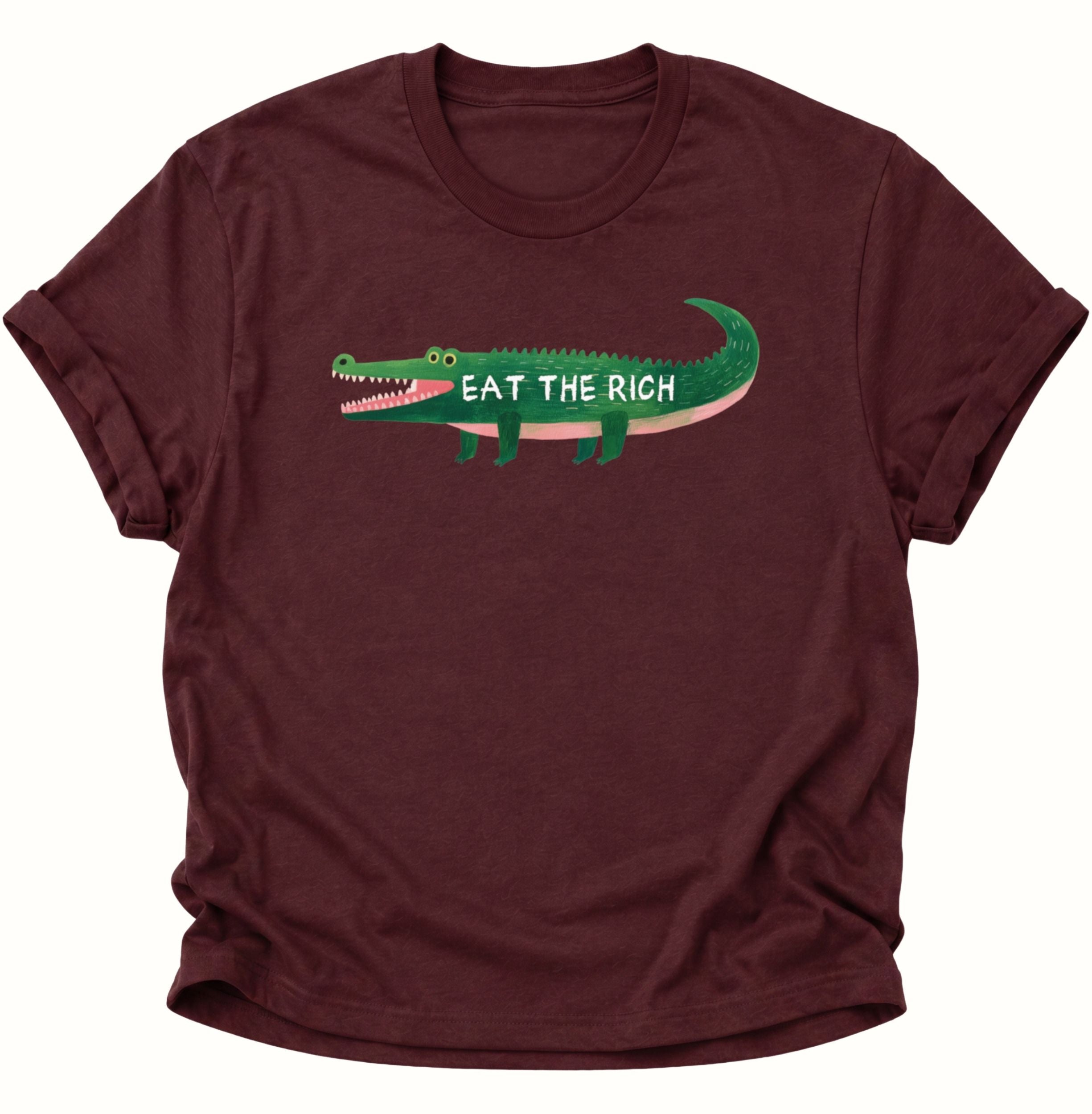 Eat the Rich Crocodile Unisex T-Shirt