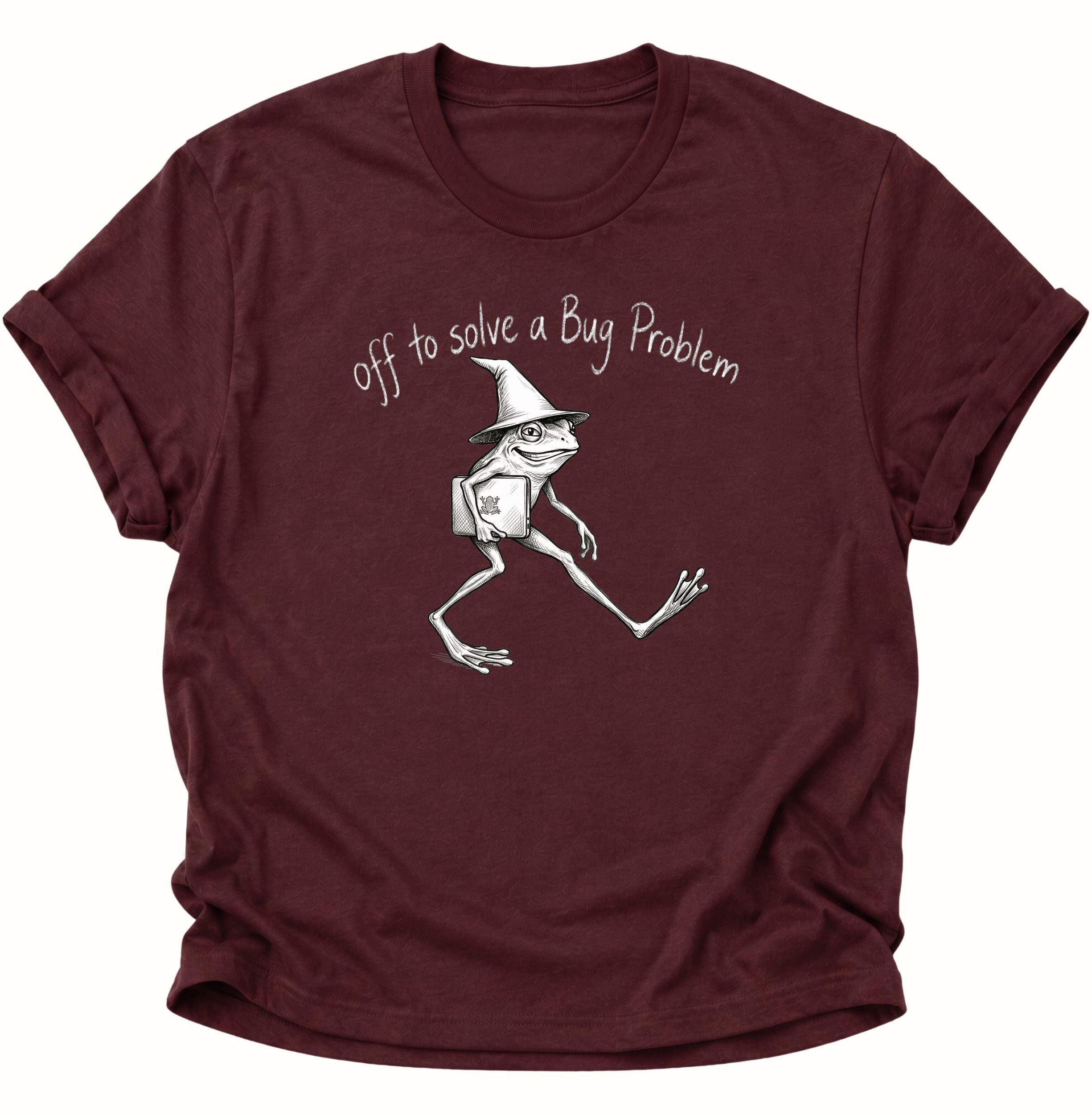 Off to solve a bug problem Unisex T-Shirt