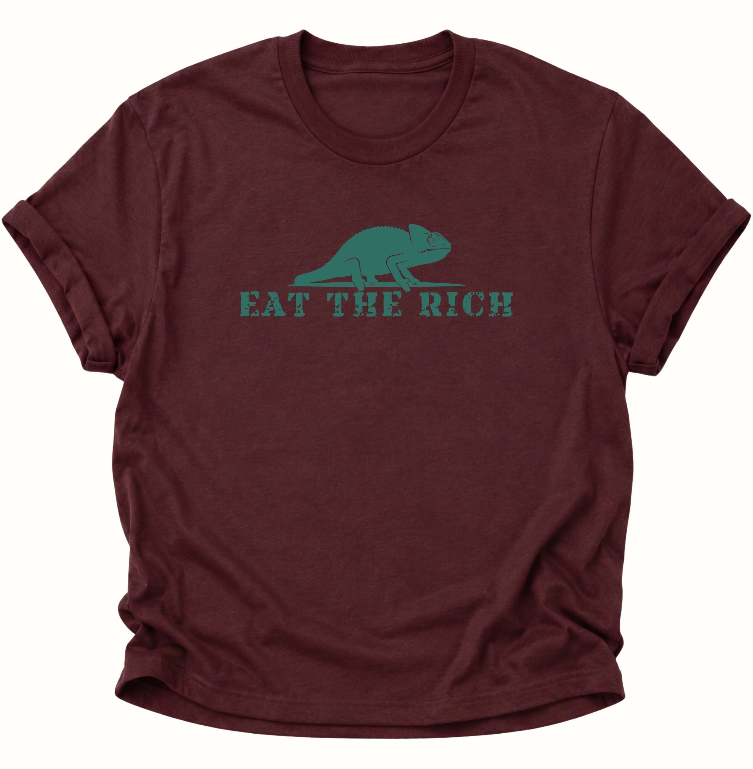 Eat the Rich Chameleon Unisex T-Shirt