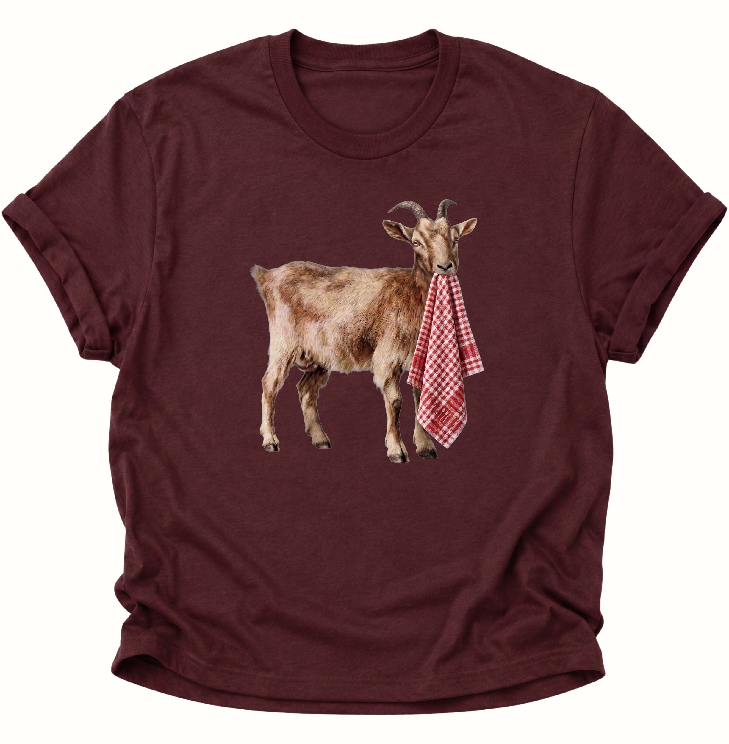 Ziege frist Handtuch Unisex T-Shirt