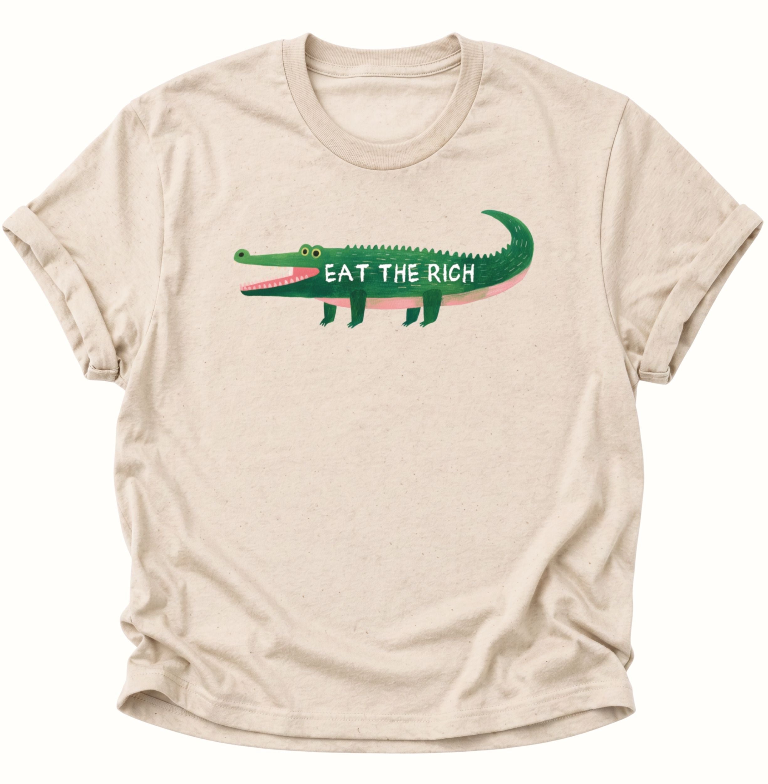 Eat the Rich Crocodile Unisex T-Shirt