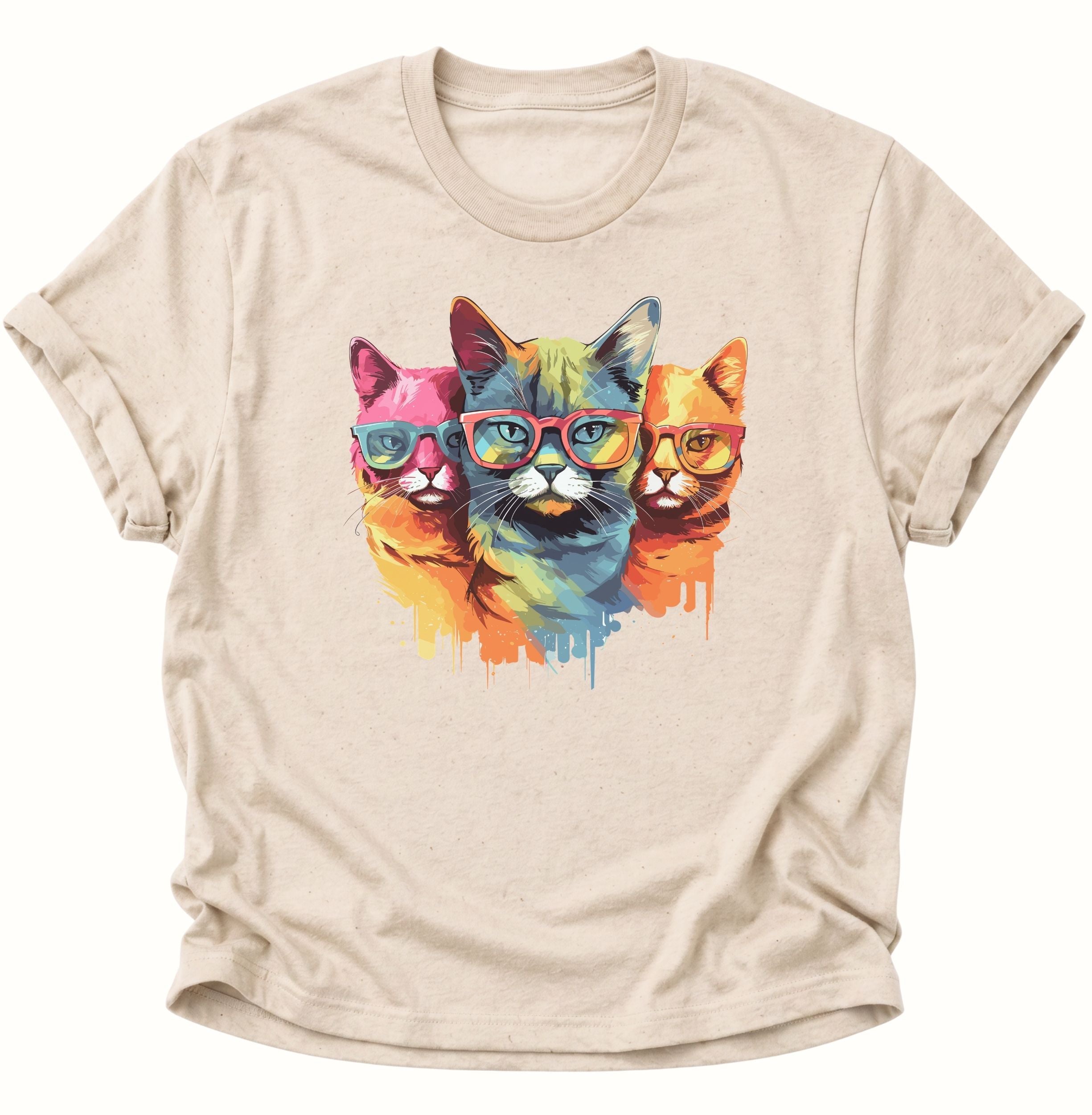 Three Cats Unisex T-Shirt
