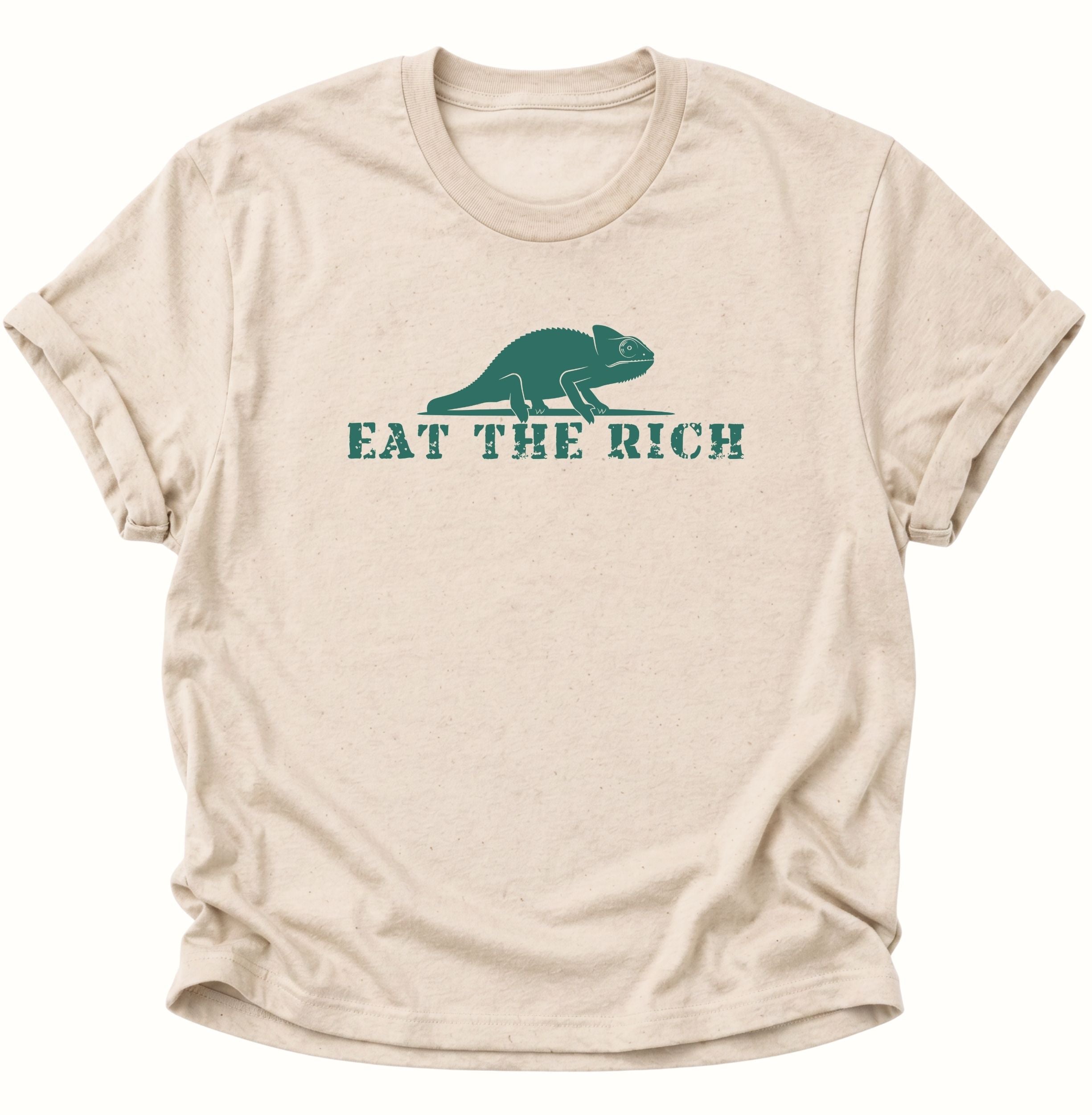 Eat the Rich Chameleon Unisex T-Shirt