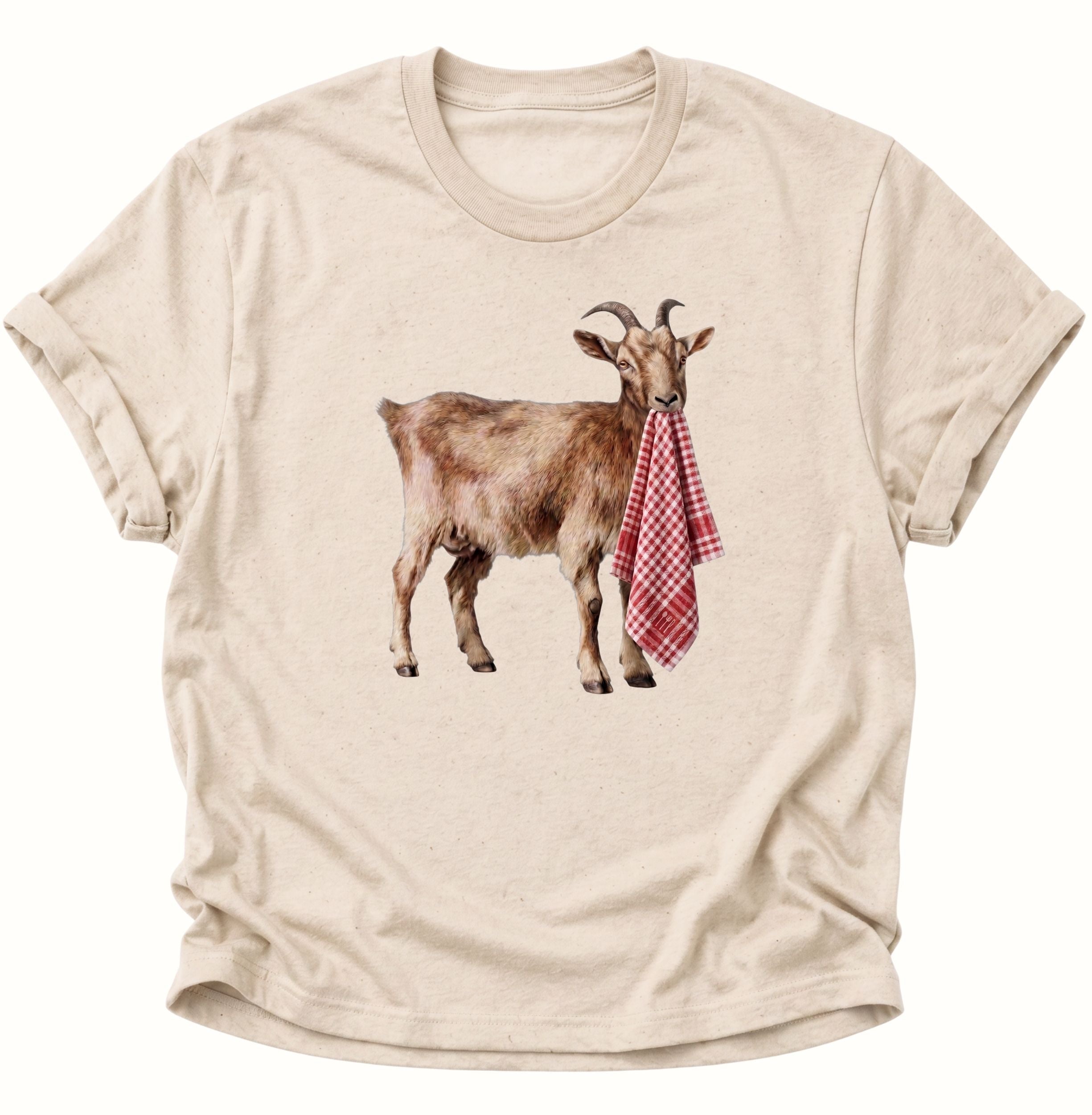 Ziege frist Handtuch Unisex T-Shirt