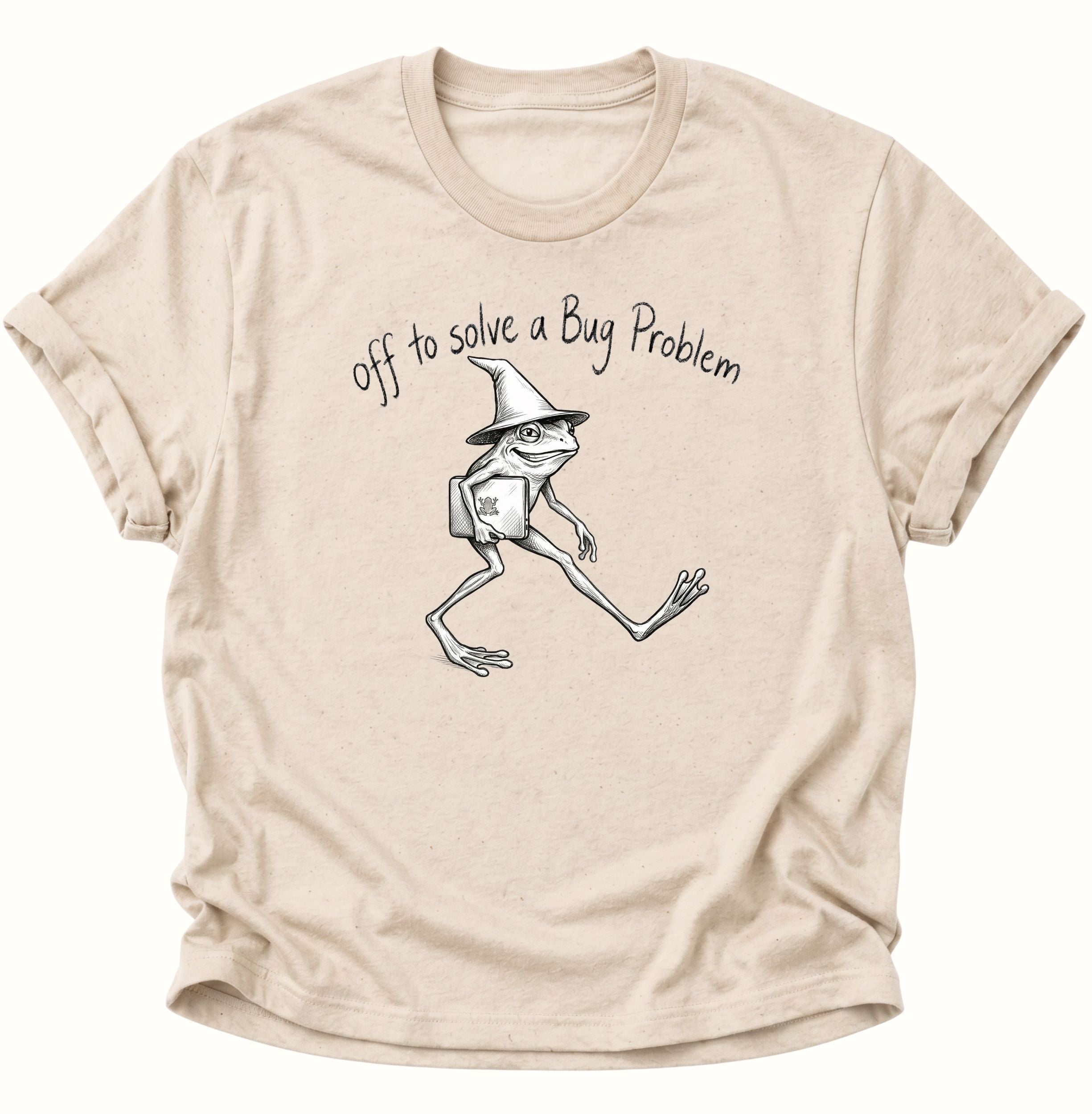 Off to solve a bug problem Unisex T-Shirt