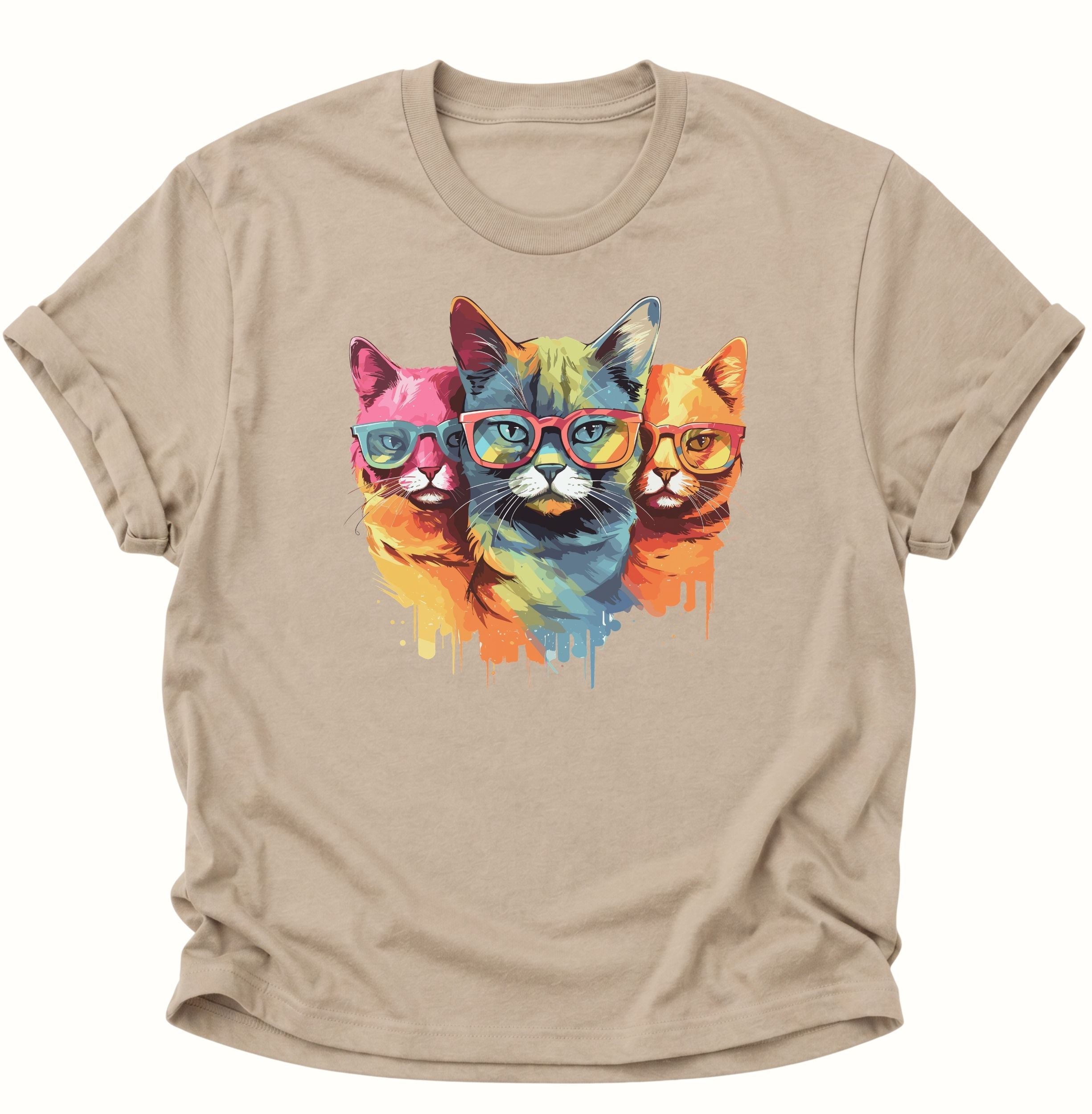 Three Cats Unisex T-Shirt