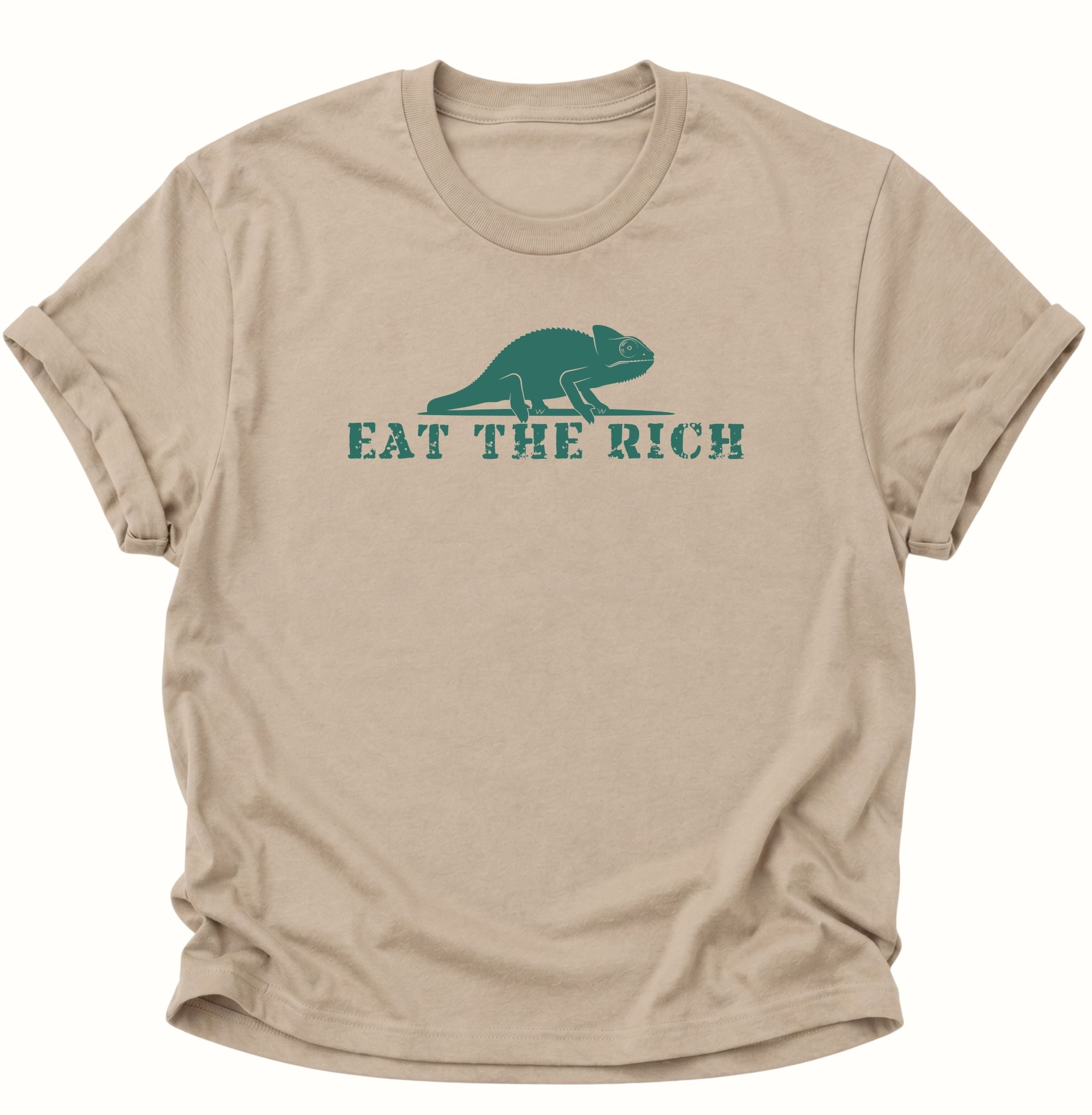 Eat the Rich Chameleon Unisex T-Shirt