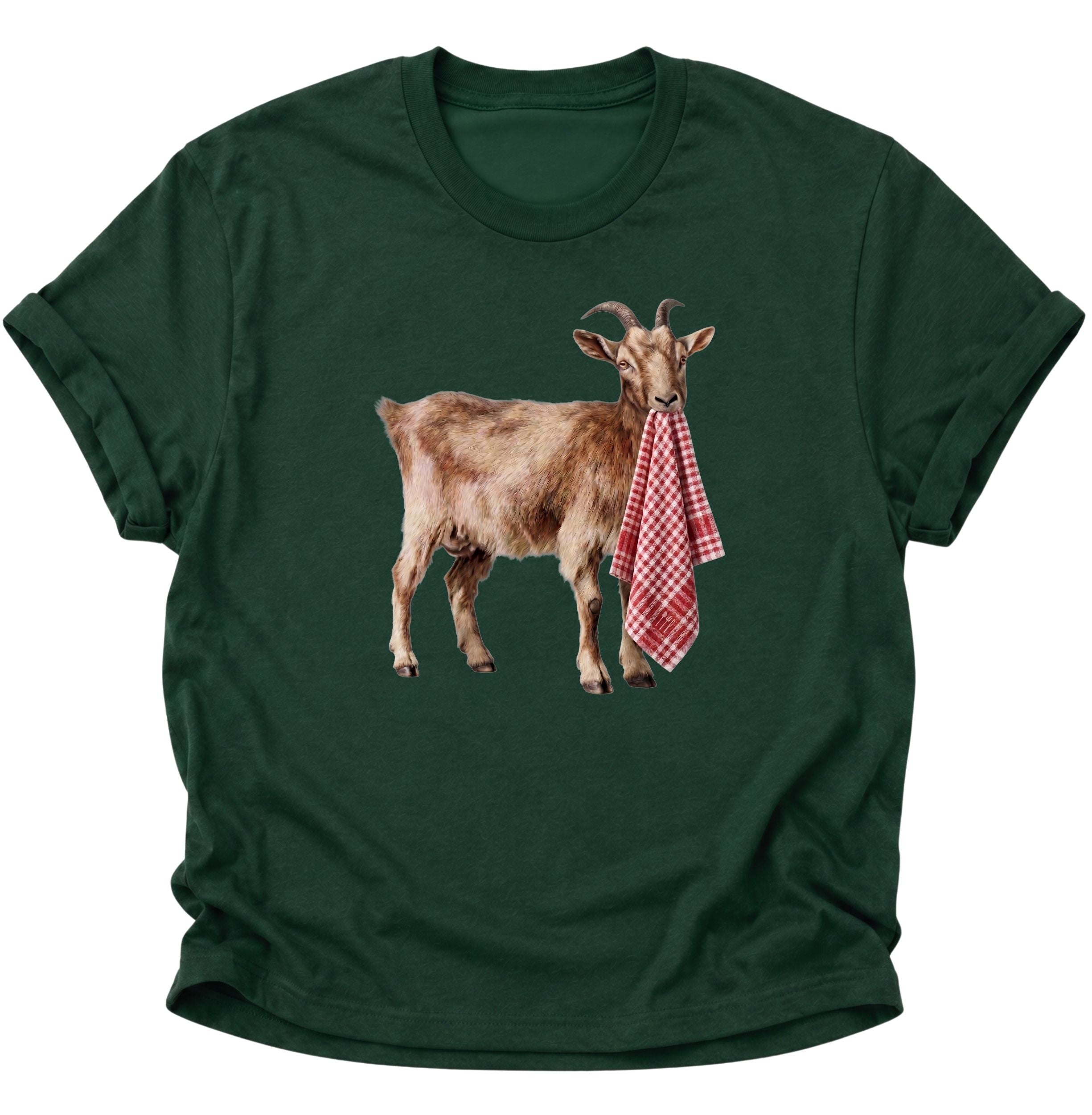 Ziege frist Handtuch Unisex T-Shirt
