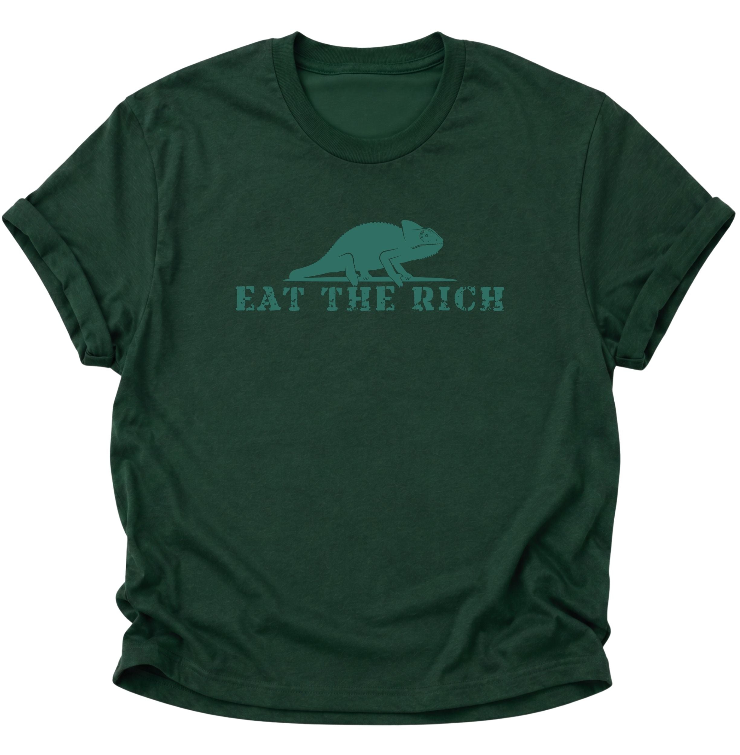 Eat the Rich Chameleon Unisex T-Shirt