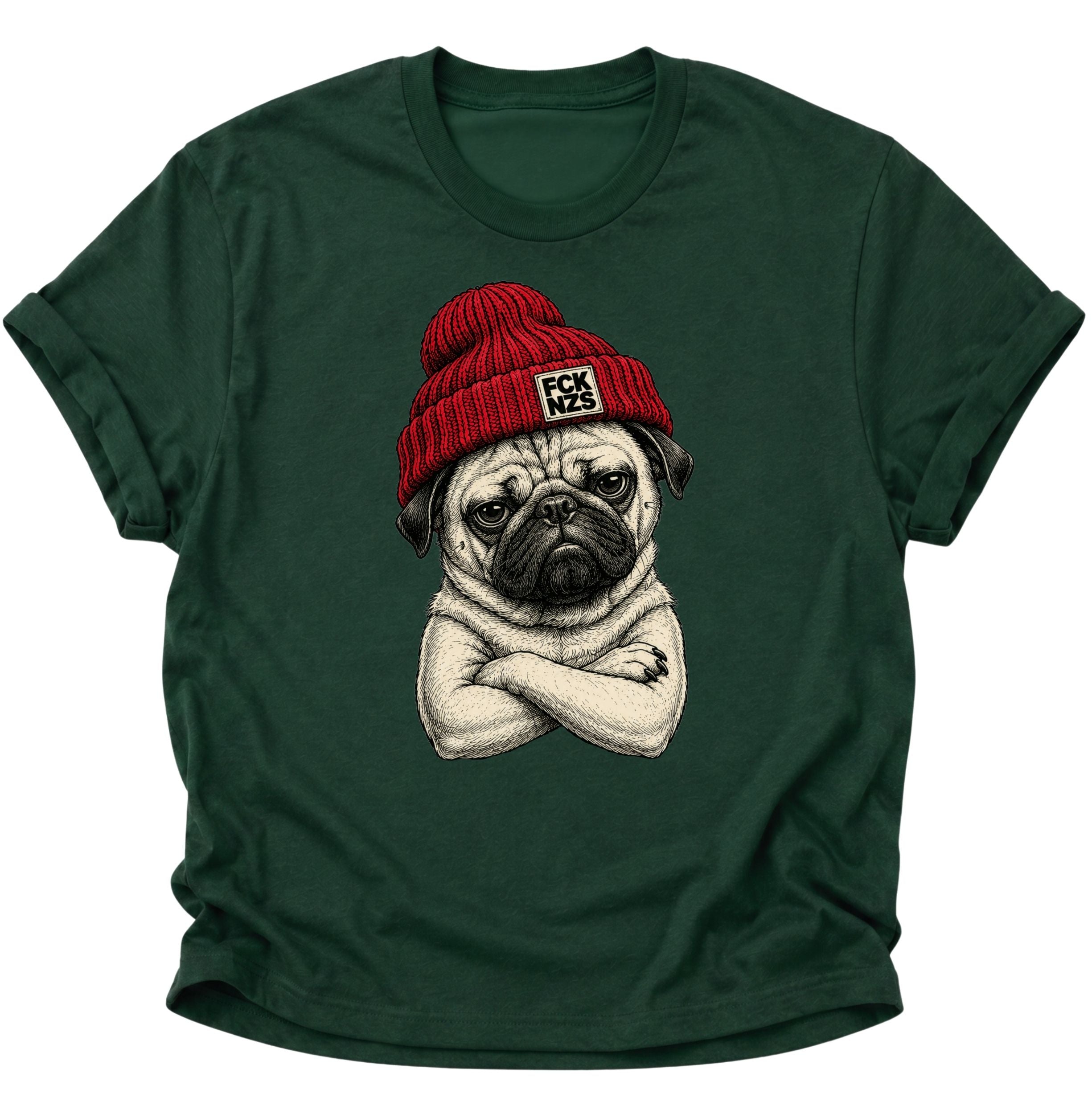 FCK NZS Pug Unisex T-Shirt