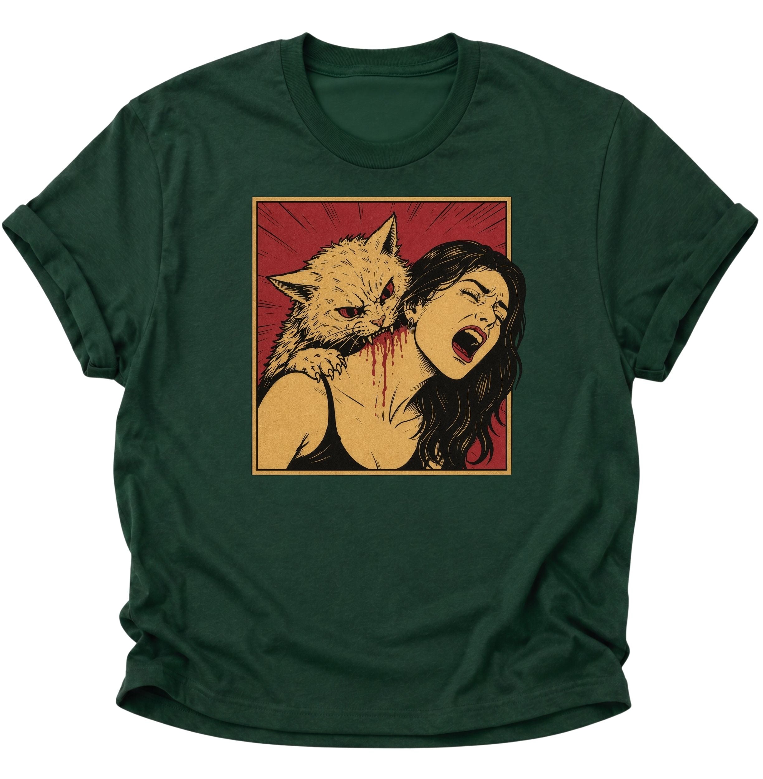 Vampier Katze Unisex T-Shirt