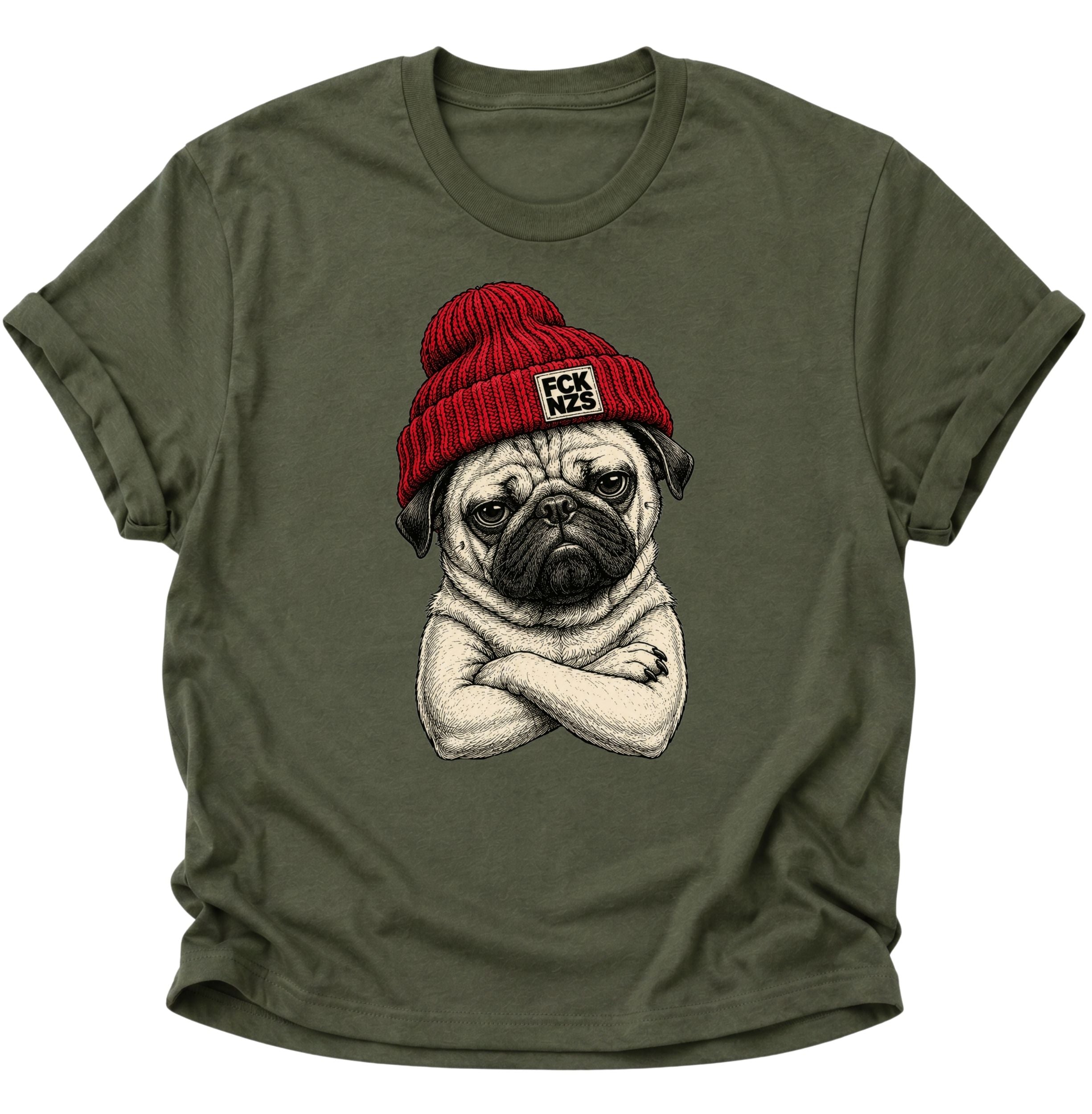 FCK NZS Pug Unisex T-Shirt