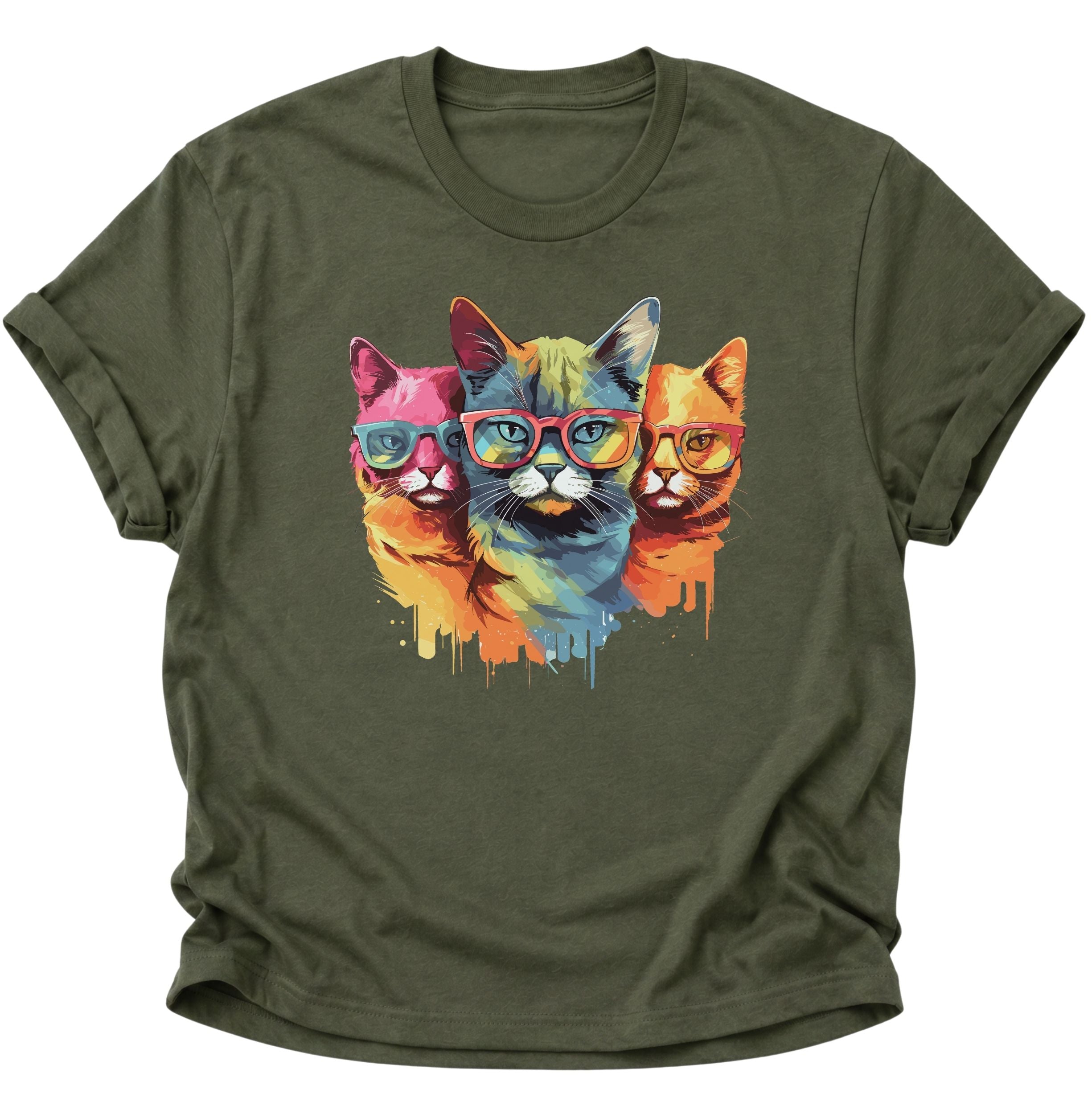 Three Cats Unisex T-Shirt