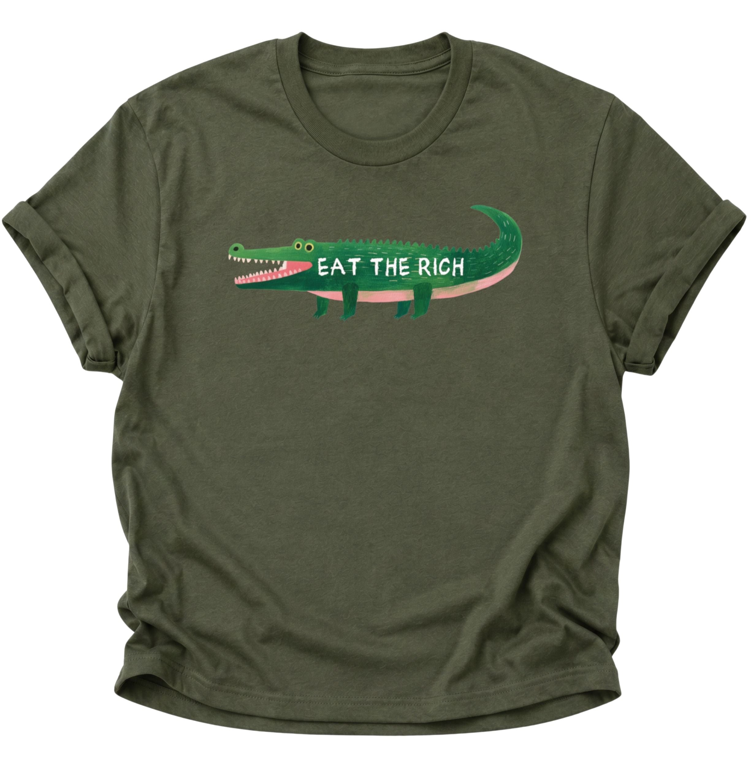 Eat the Rich Crocodile Unisex T-Shirt