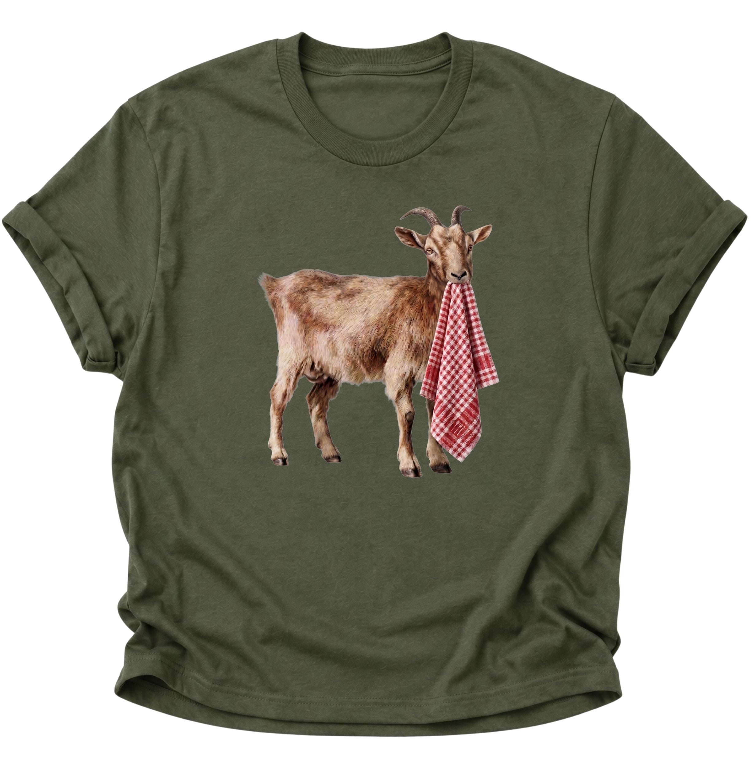 Ziege frist Handtuch Unisex T-Shirt