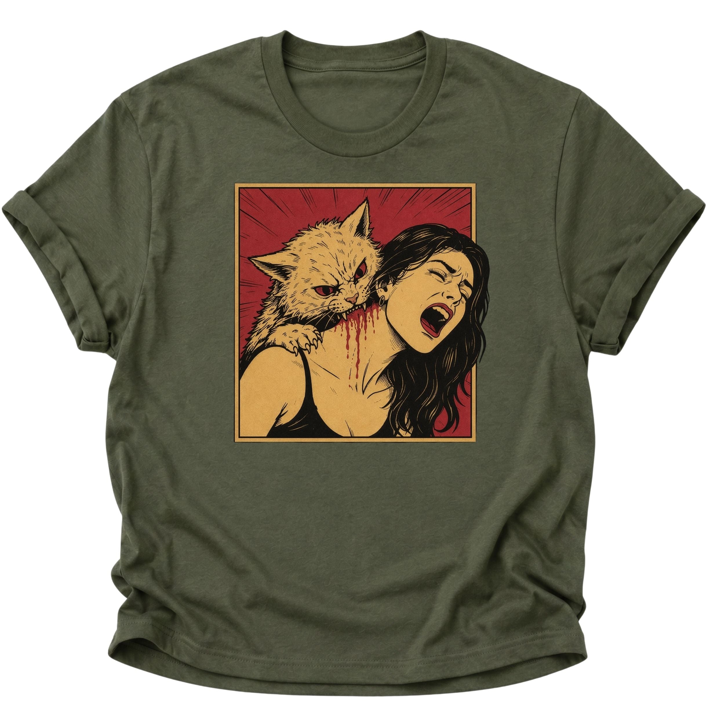 Vampier Katze Unisex T-Shirt