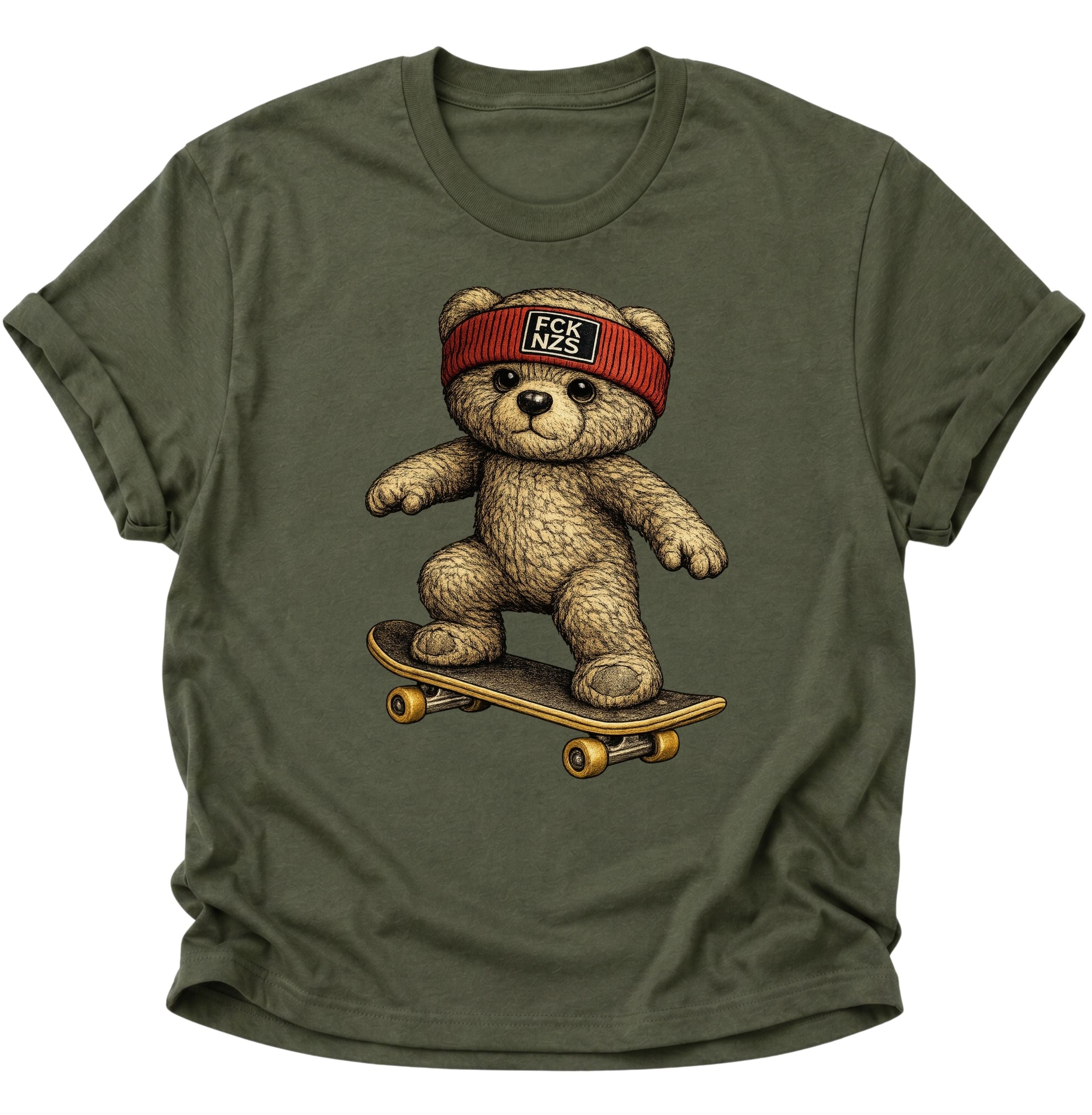 FCK NZS Skater Teddy Unisex T-Shirt