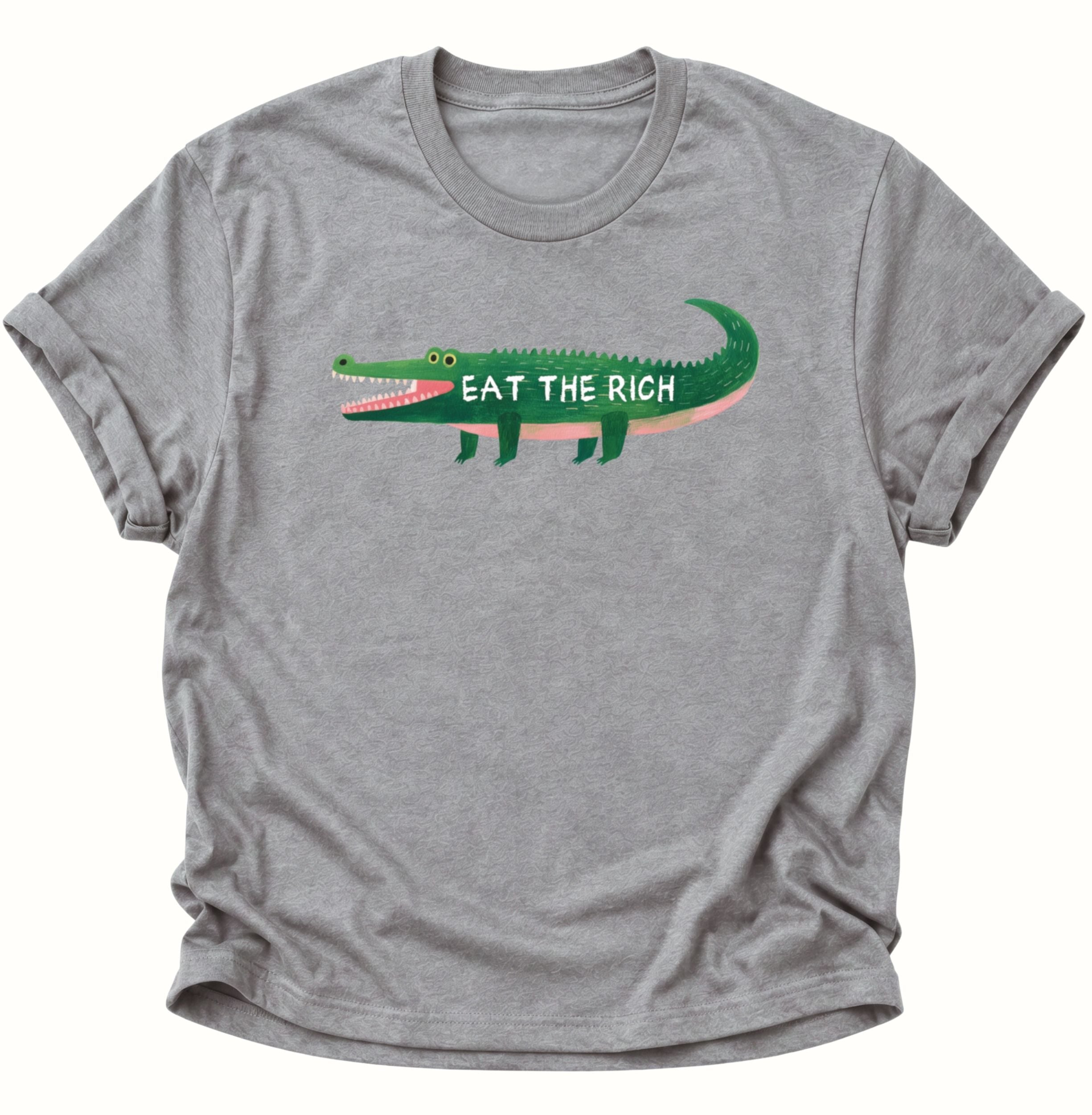 Eat the Rich Crocodile Unisex T-Shirt