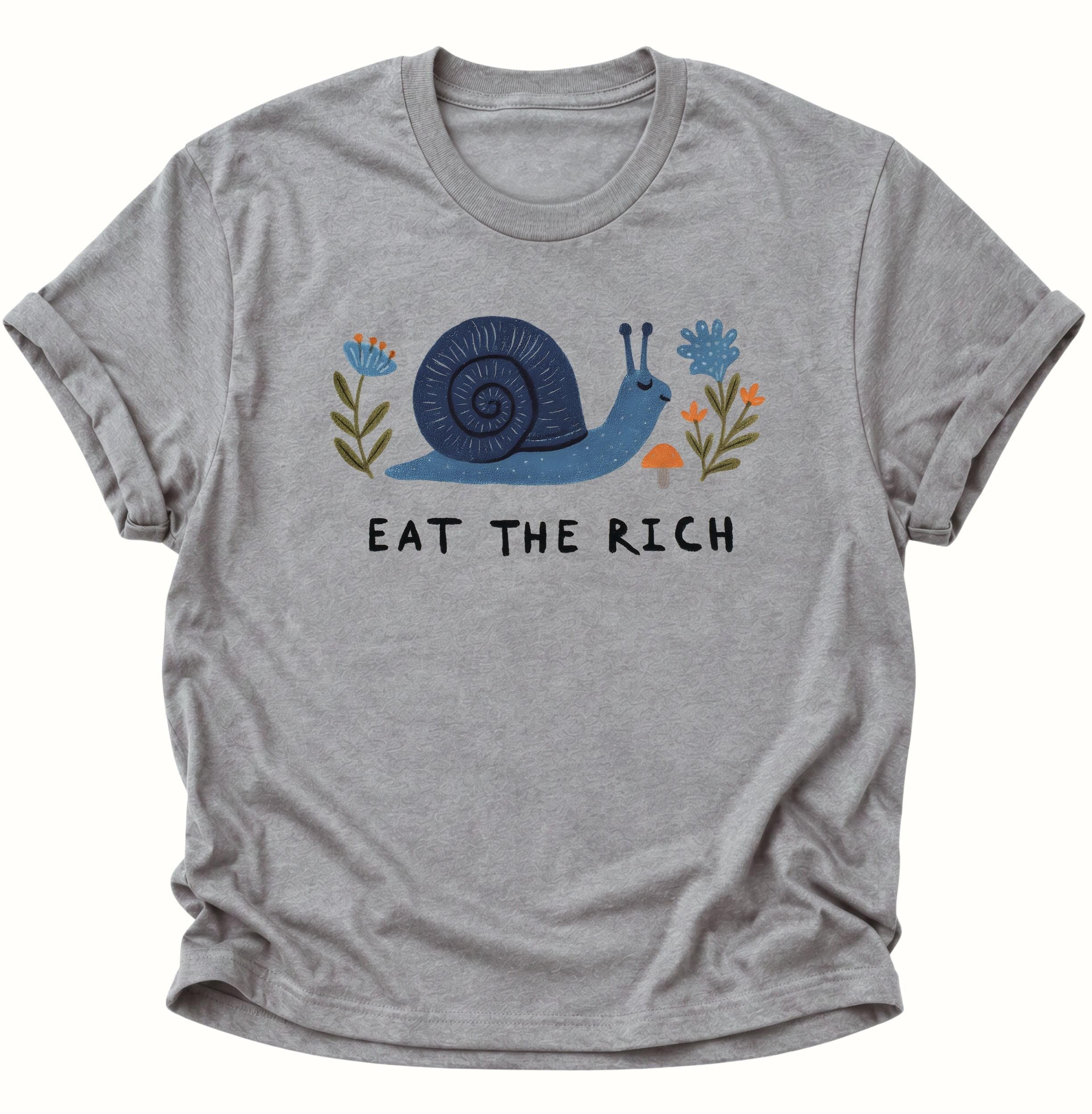 Eat the rich Snail Unisex T-Shirt