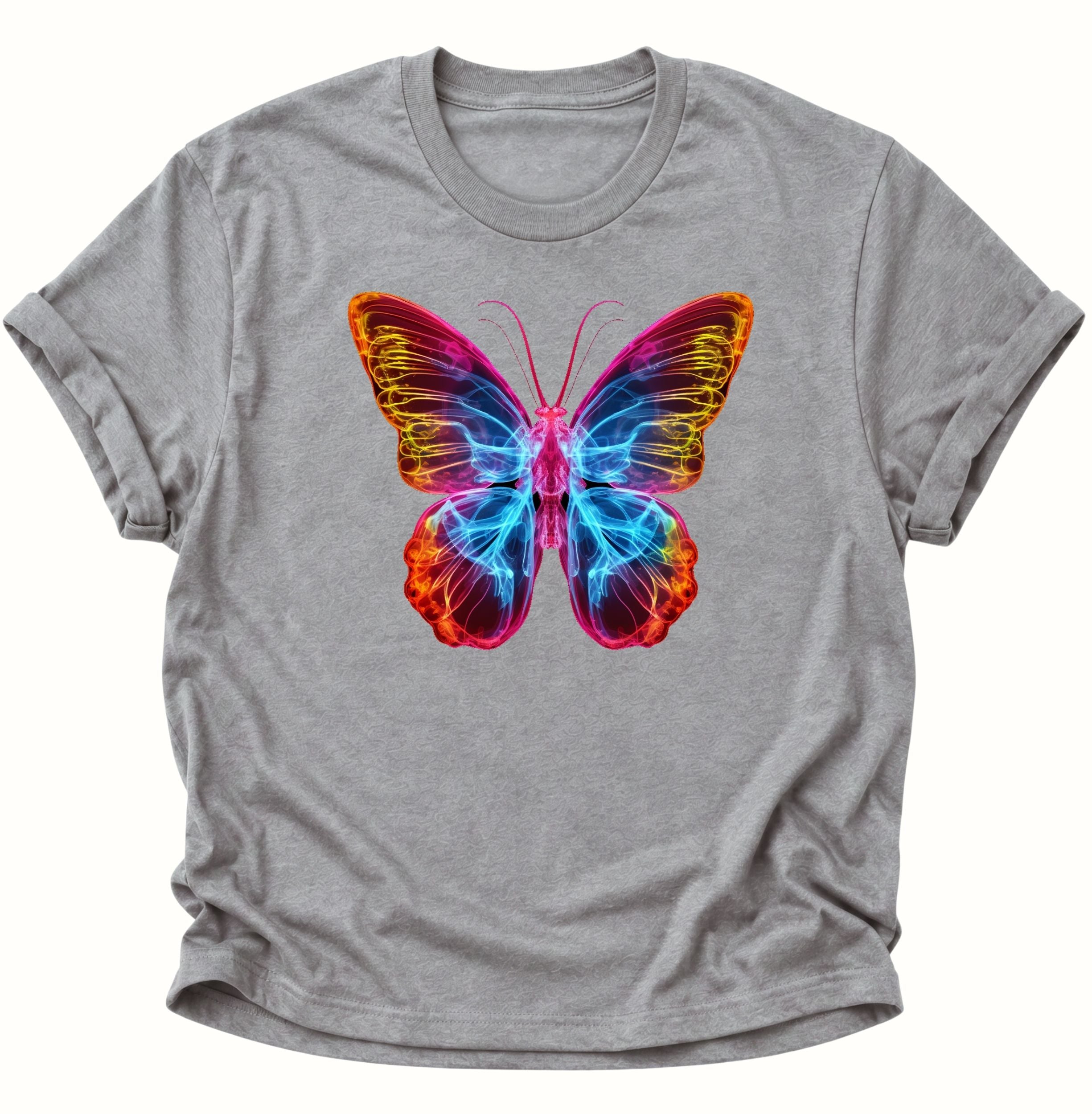 Butterfly Neon Unisex T-Shirt