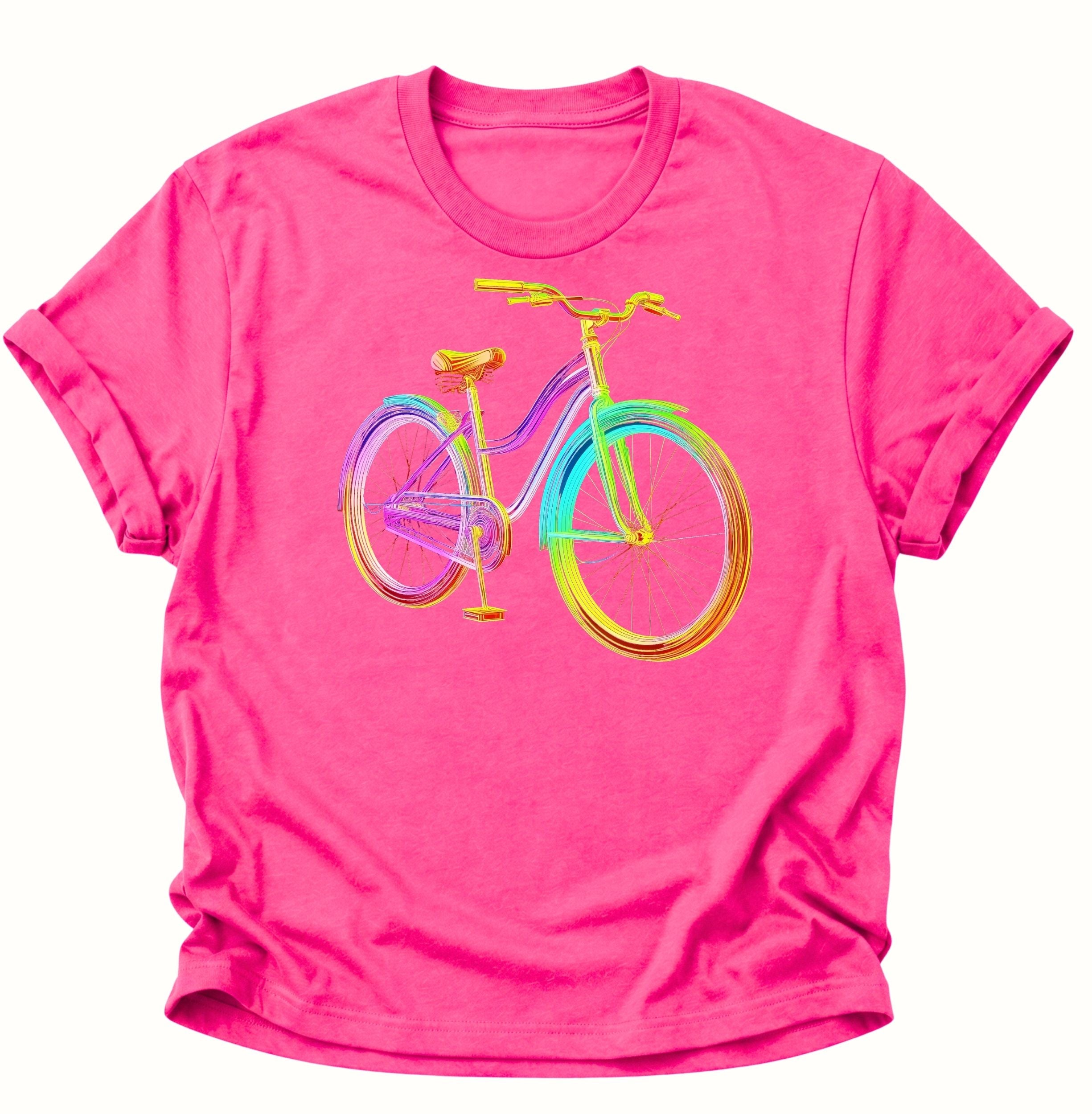 Bicycle Neon Unisex T-Shirt