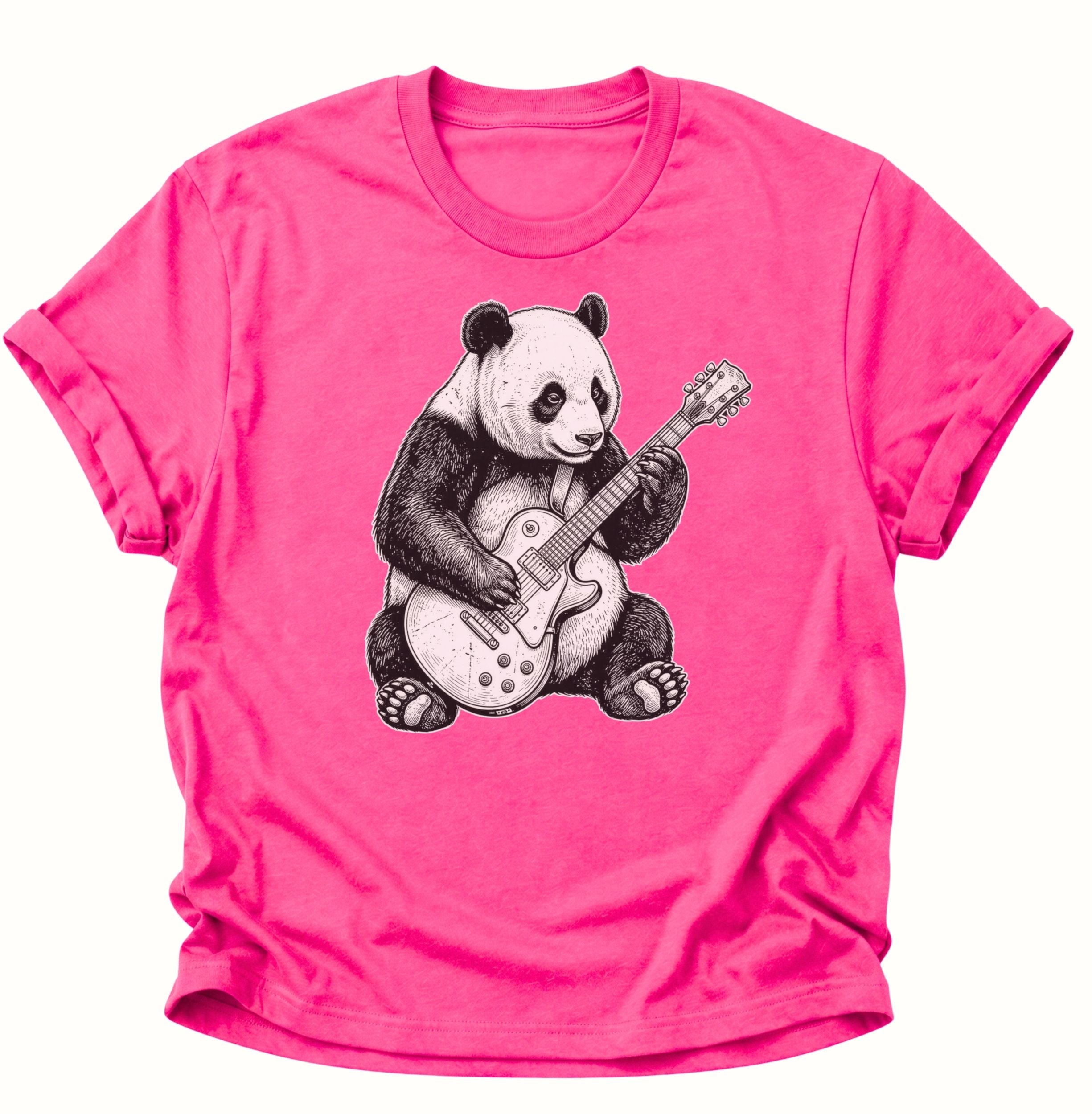 Panda Guitar Musician Unisex T-Shirt