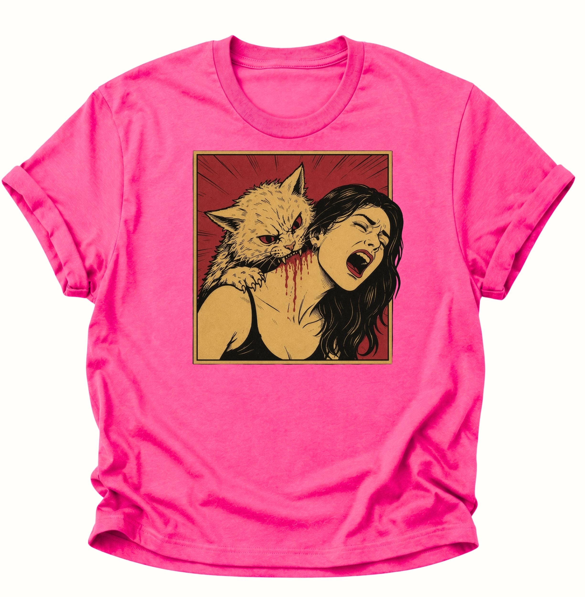 Vampier Katze Unisex T-Shirt