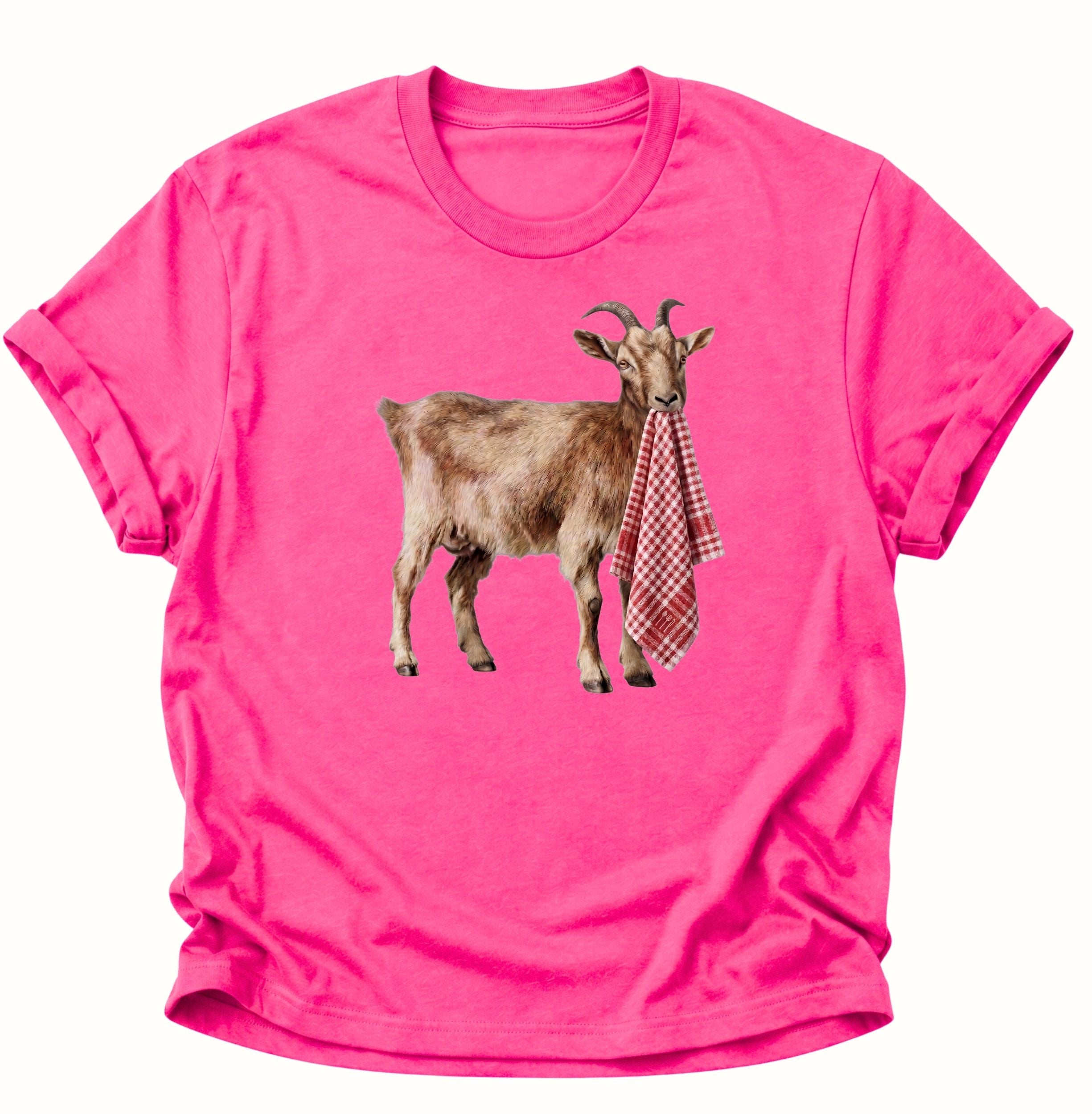 Ziege frist Handtuch Unisex T-Shirt