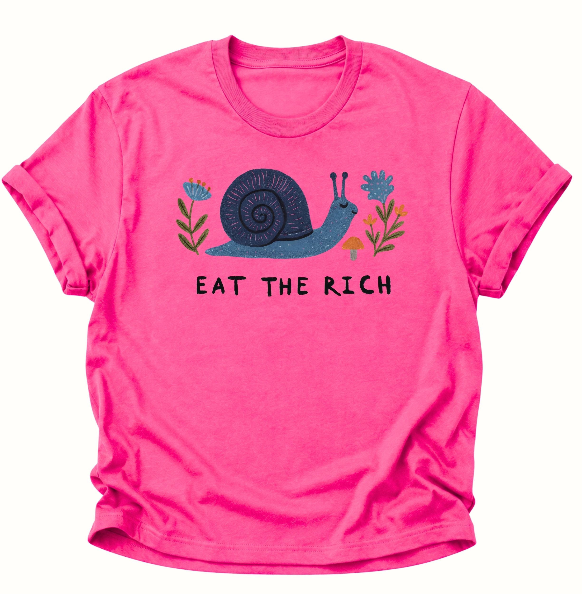 Eat the rich Snail Unisex T-Shirt