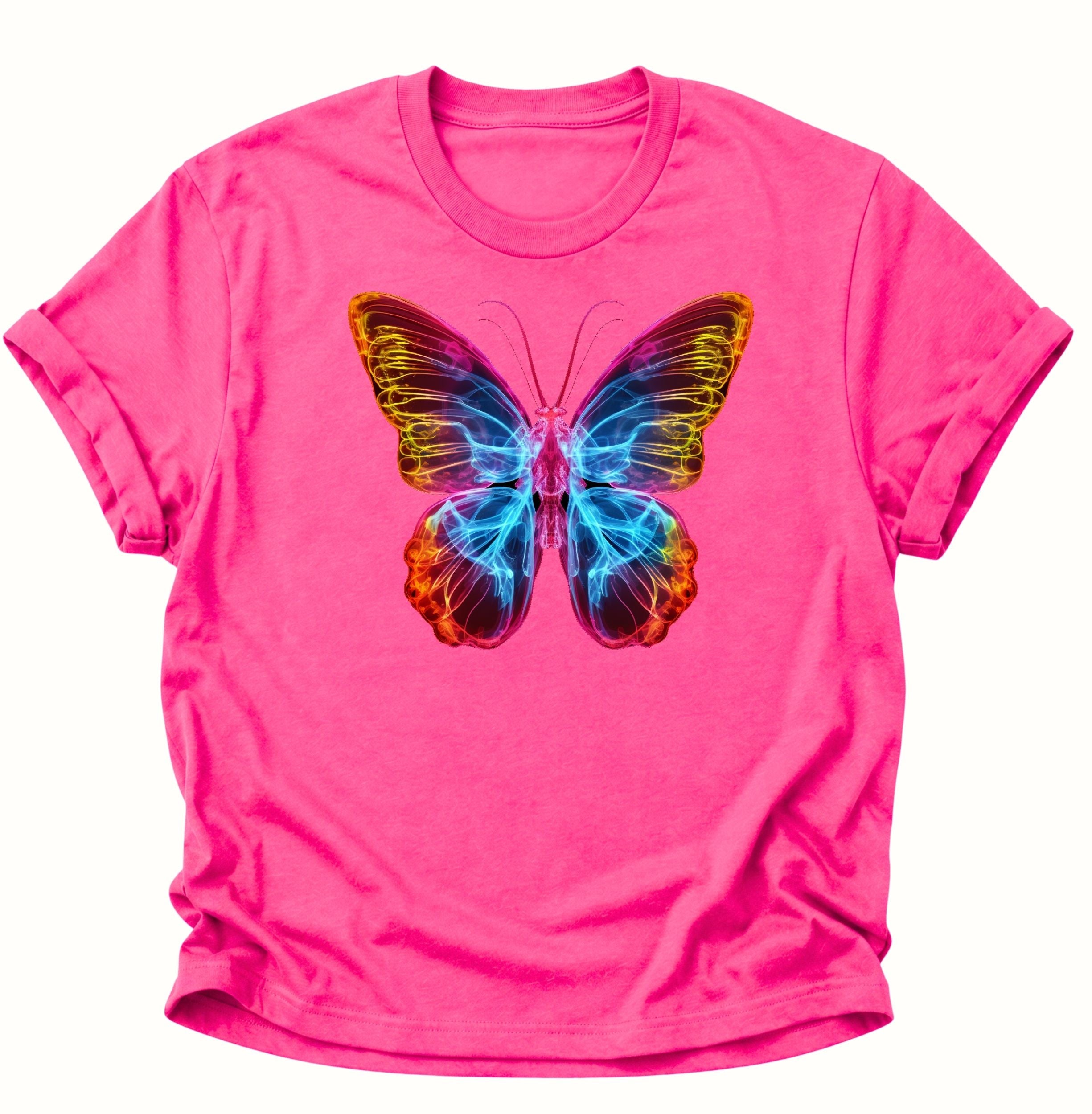 Butterfly Neon Unisex T-Shirt