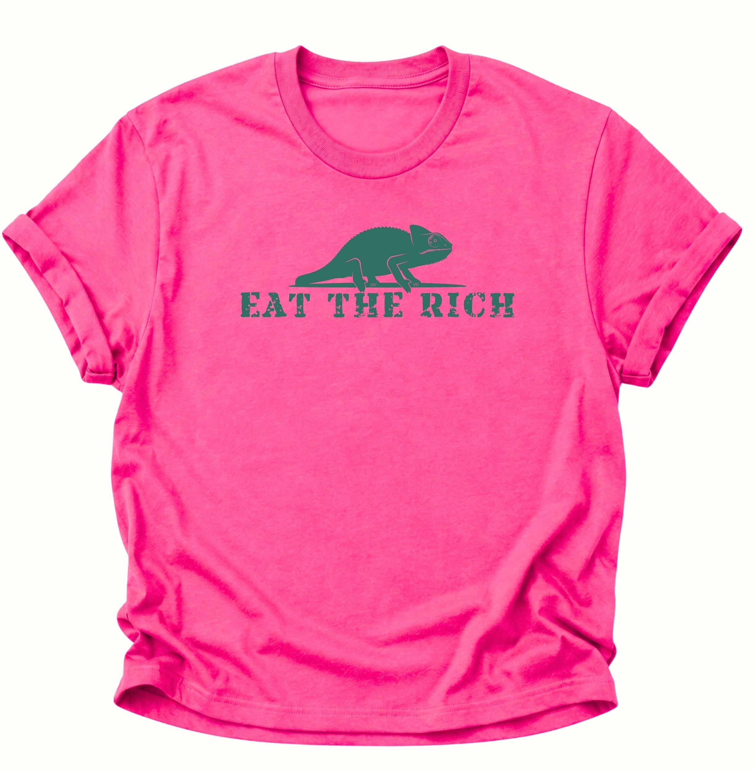 Eat the Rich Chameleon Unisex T-Shirt