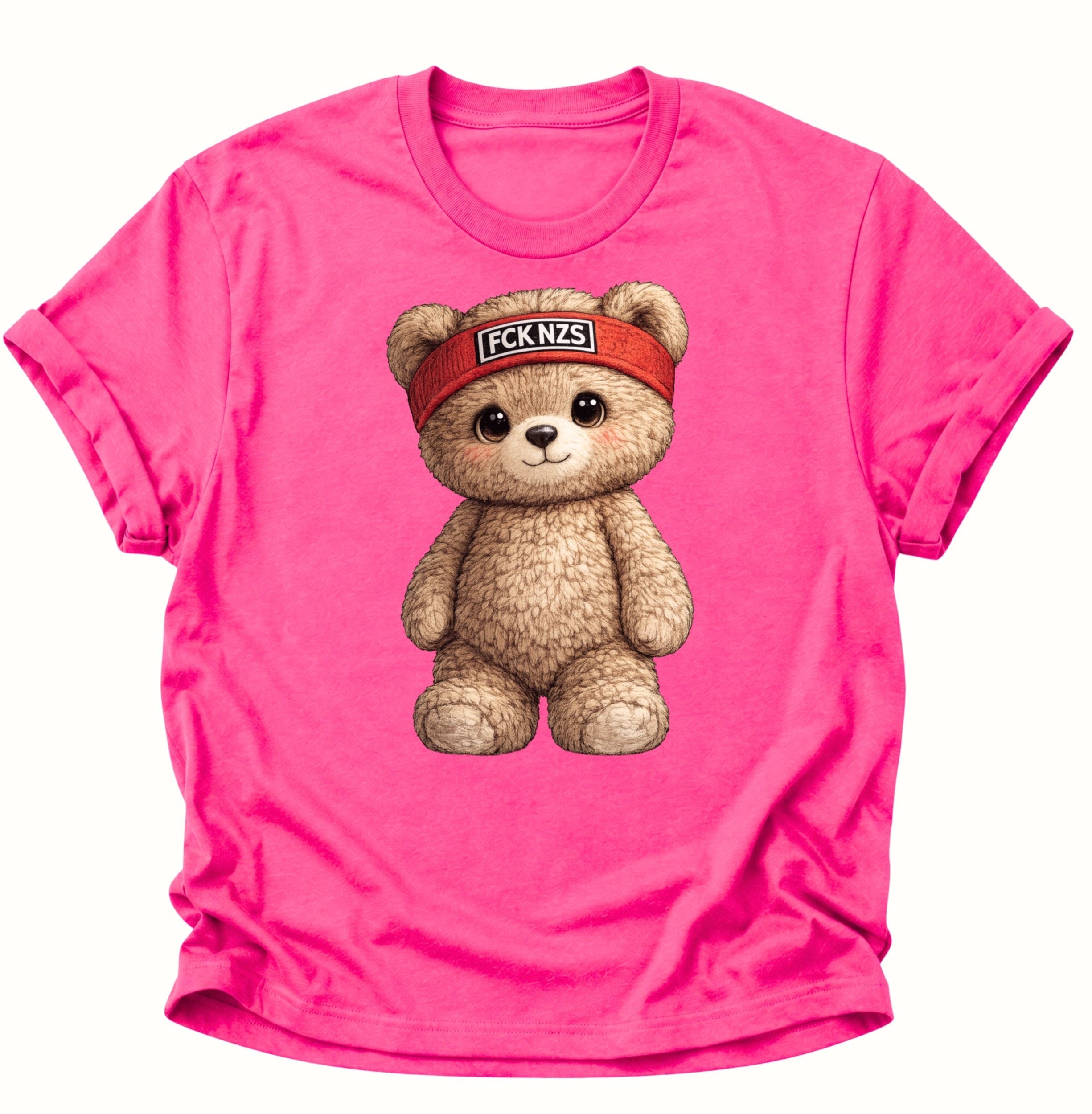 Cute Teddy FCK NZS Unisex T-Shirt