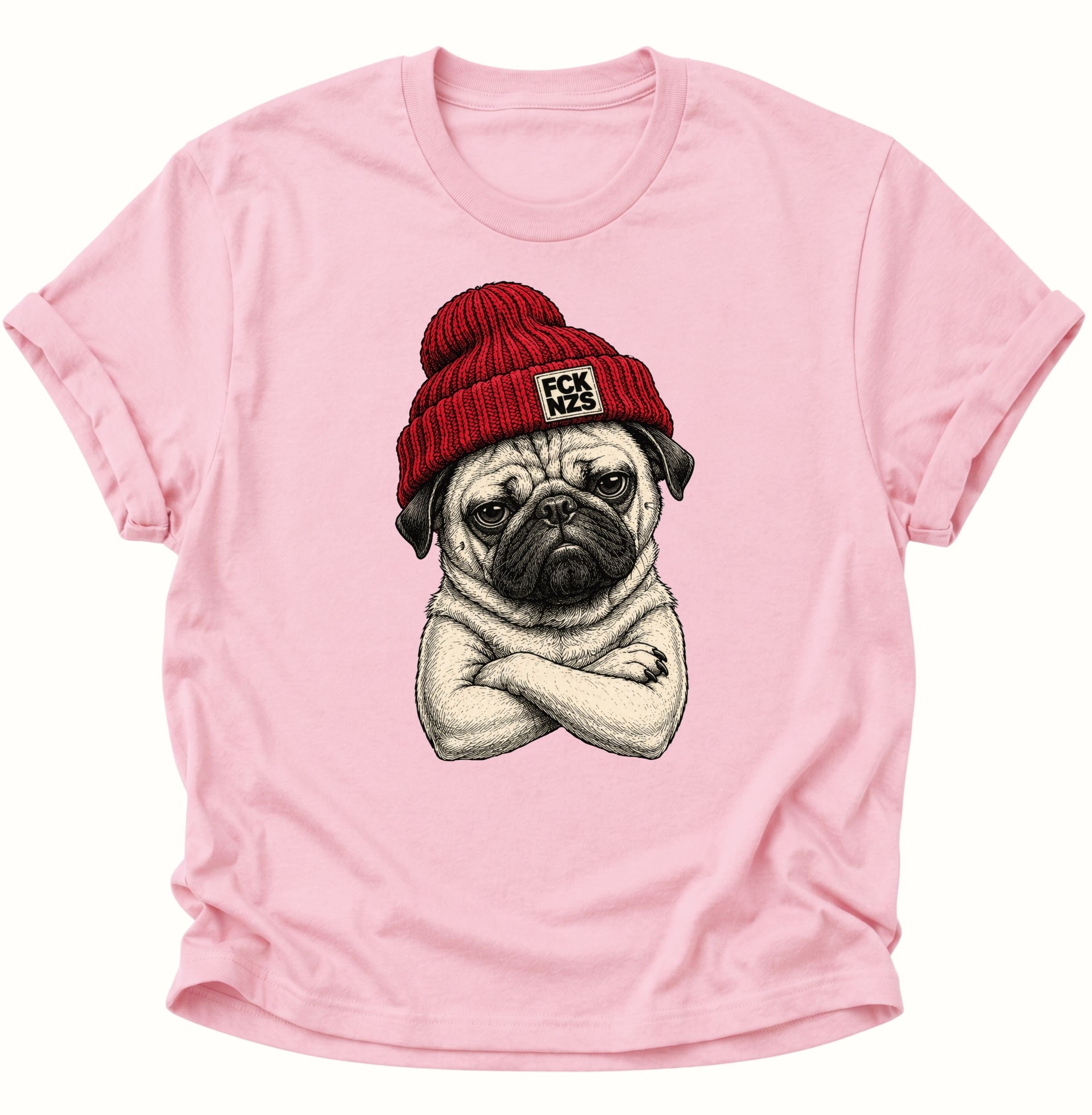 FCK NZS Pug Unisex T-Shirt