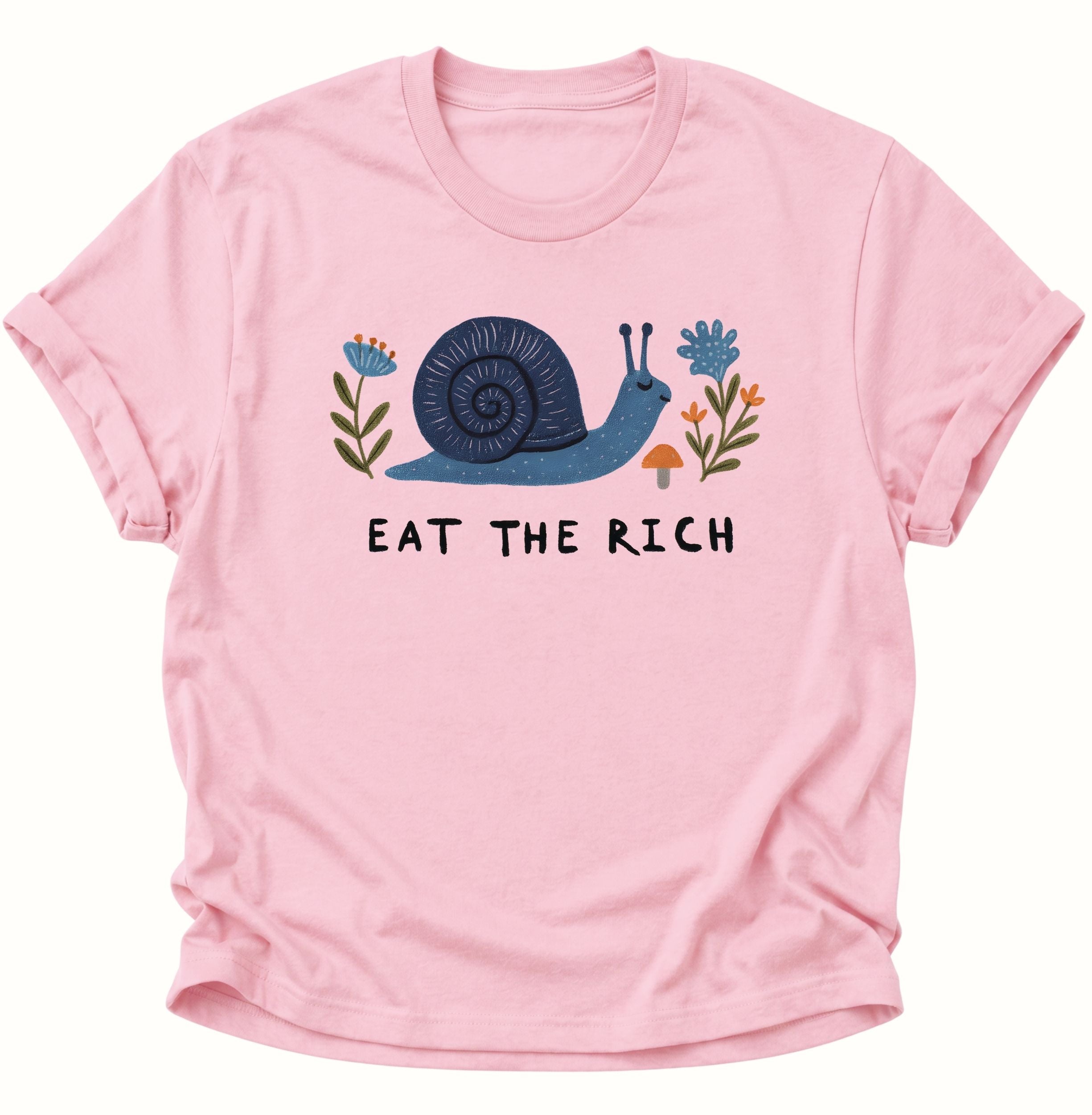 Eat the rich Snail Unisex T-Shirt