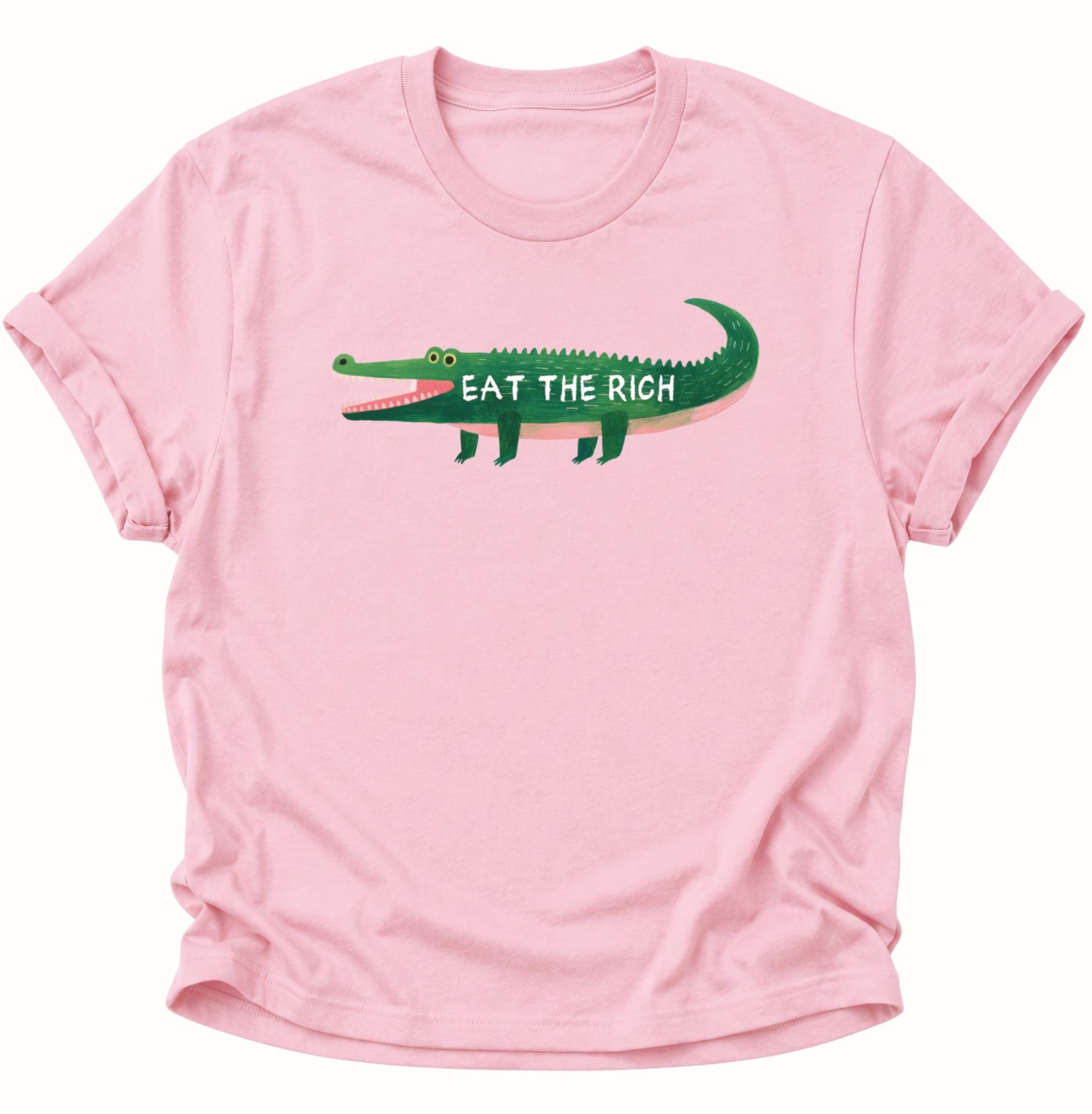 Eat the Rich Crocodile Unisex T-Shirt
